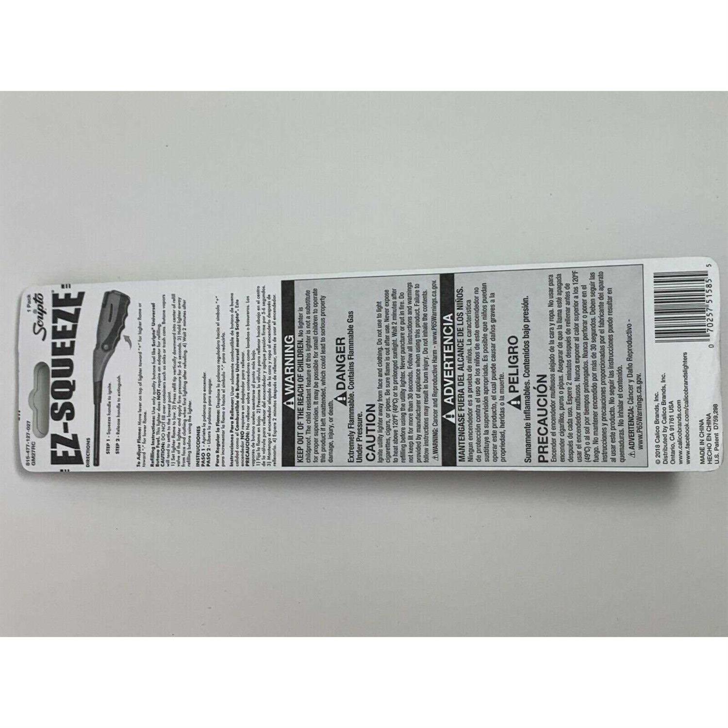 Scripto Butane Refill - Inhomebuy