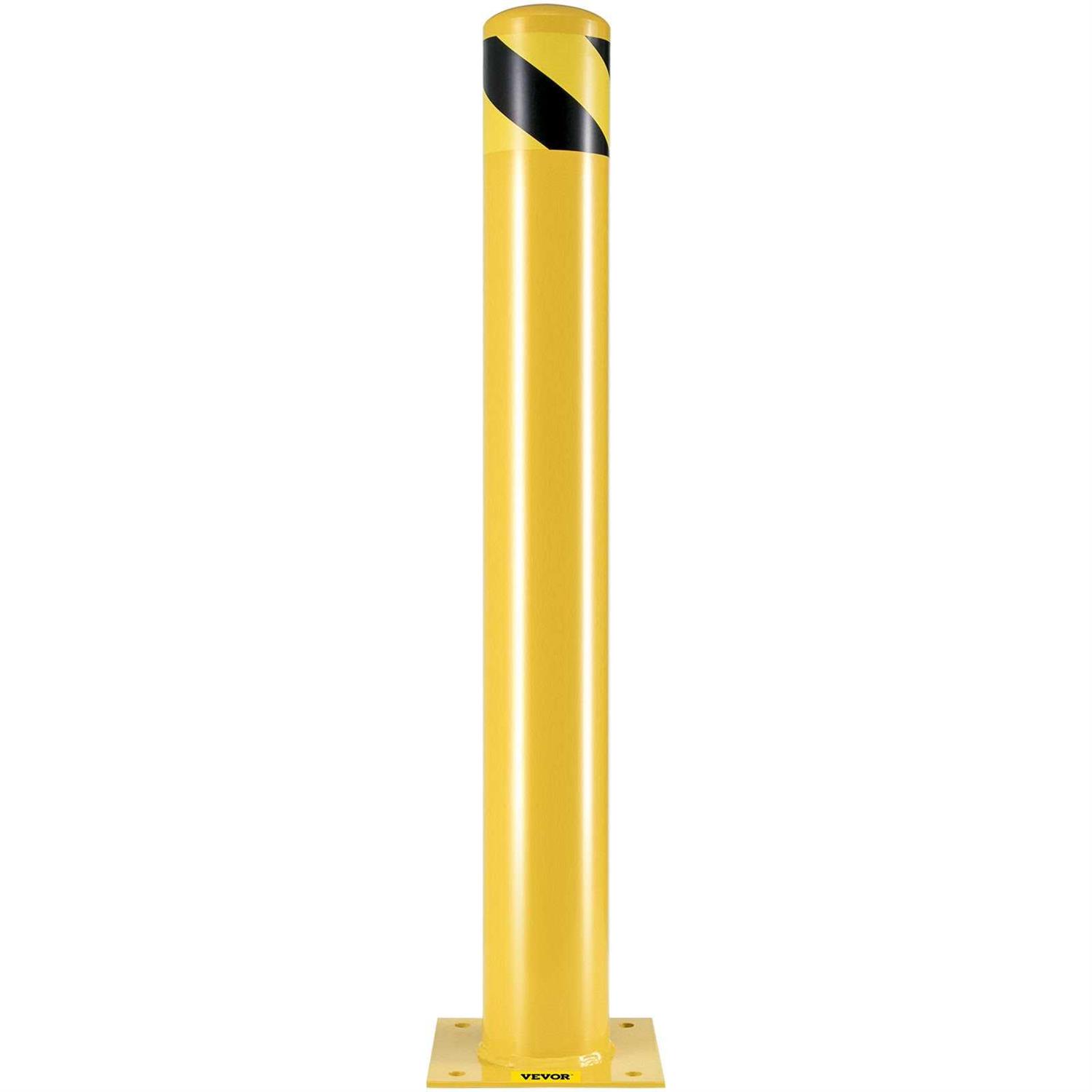 VEVOR Safety Bollard Height Bollard Post Diameter Steel Pipe Safety Bollard Post - Inhomebuy