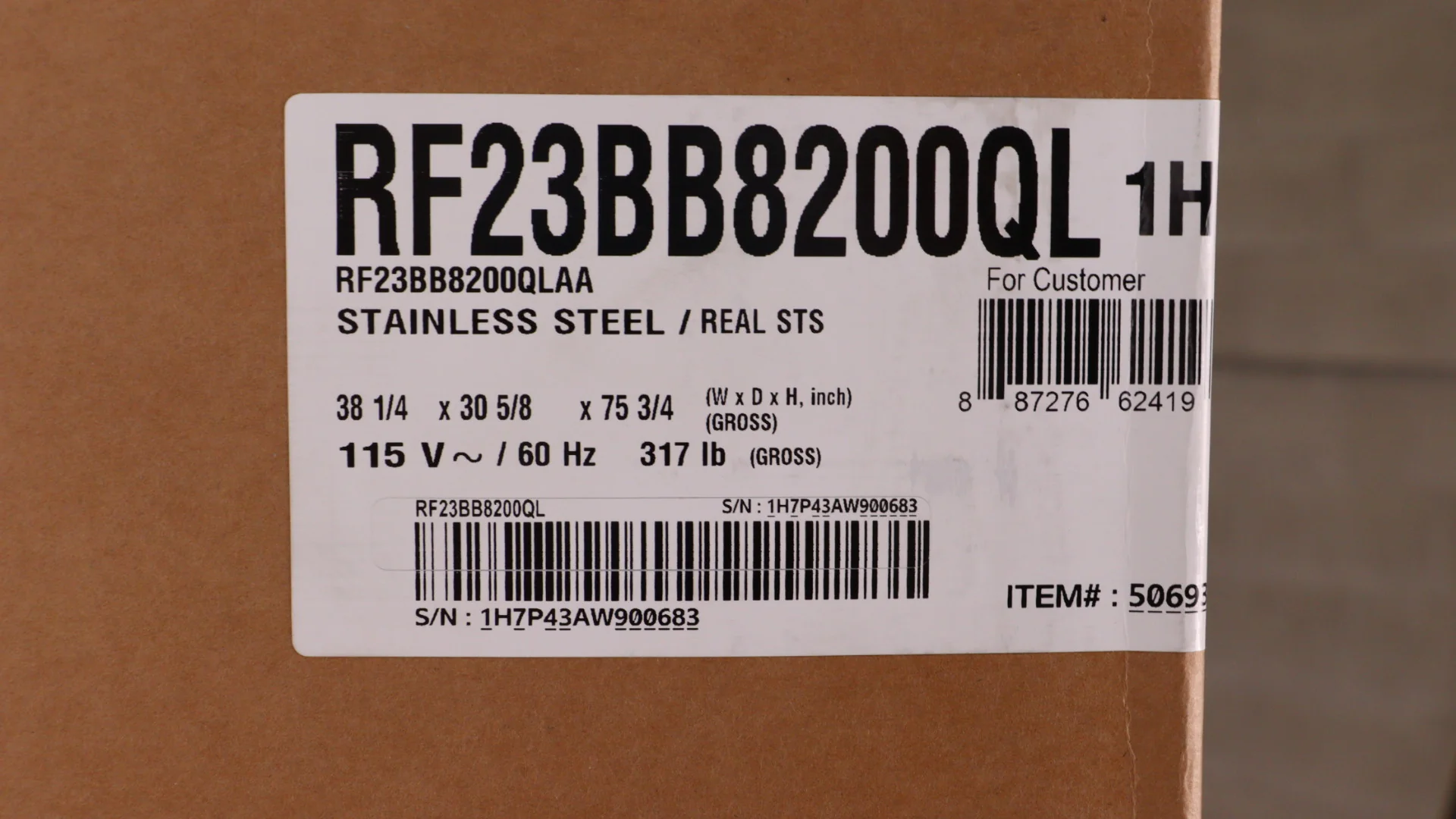 SAMSUNG BESPOKE 36 IN. 22.9 CU. FT. STAINLESS STEEL 4 DOOR FRENCH DOOR COUNTER DEPTH REFRIGERATOR WI - Inhomebuy