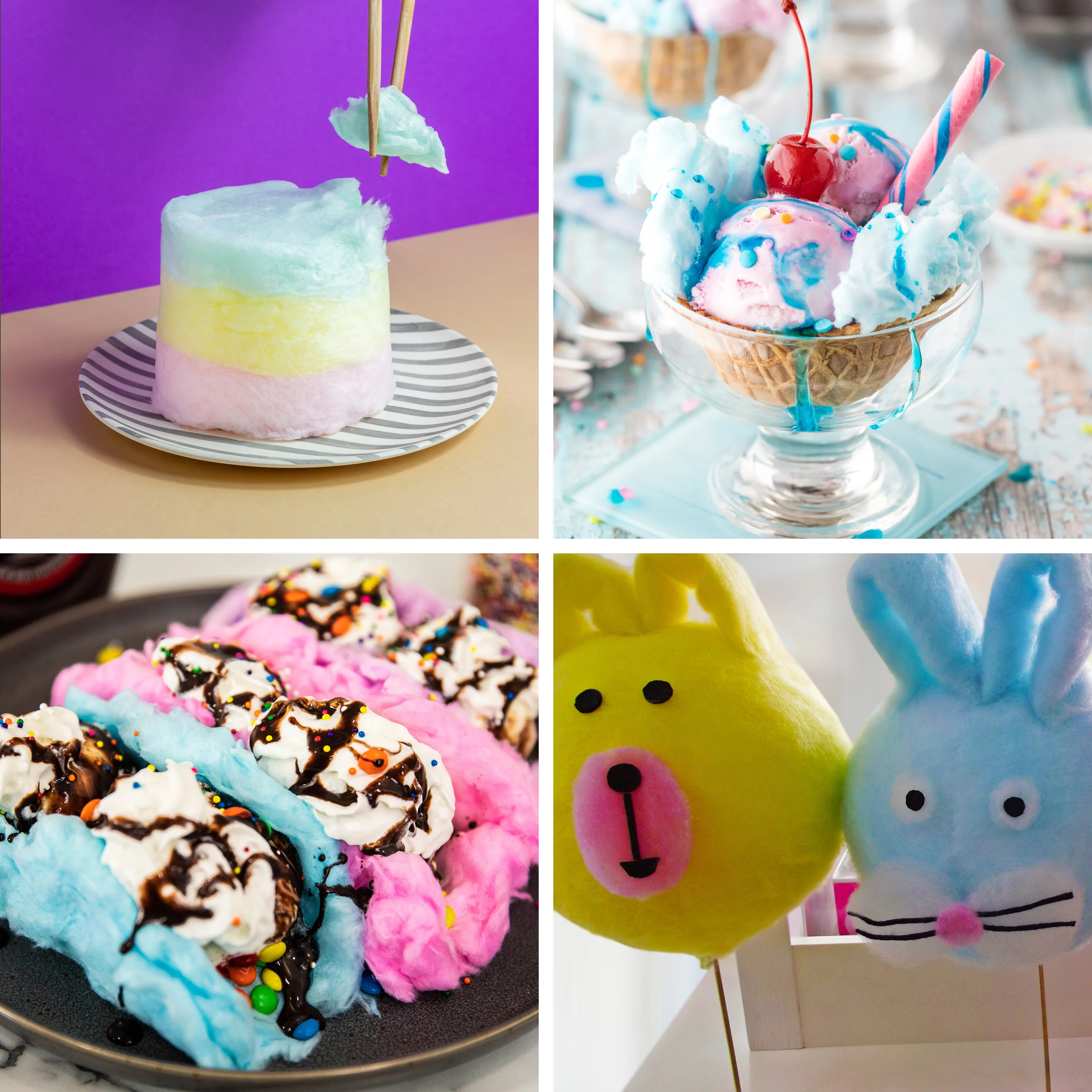 Retro Hard Candy Cotton Candy Maker - Inhomebuy