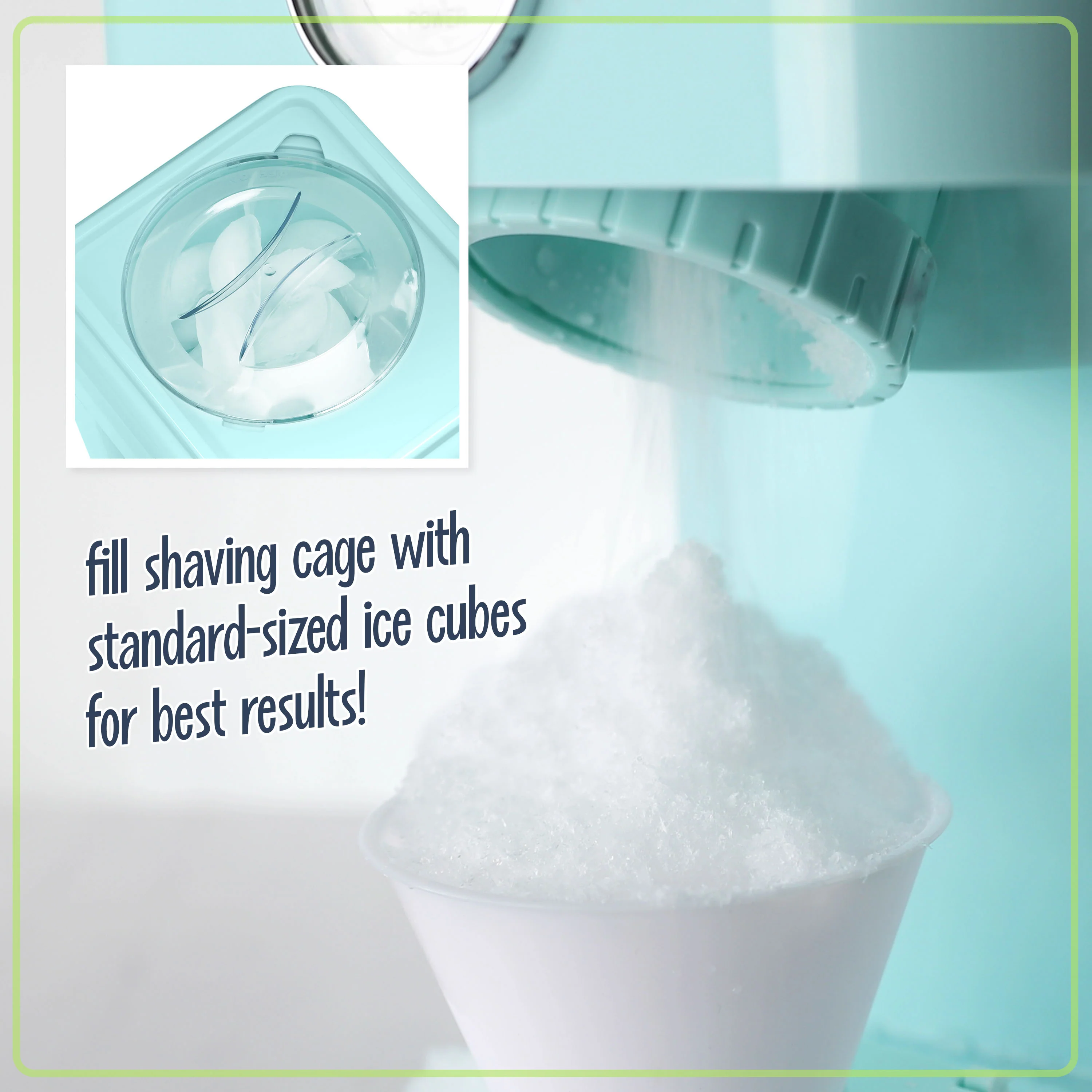 Classic Retro Single Countertop Snow Cone Maker - Inhomebuy