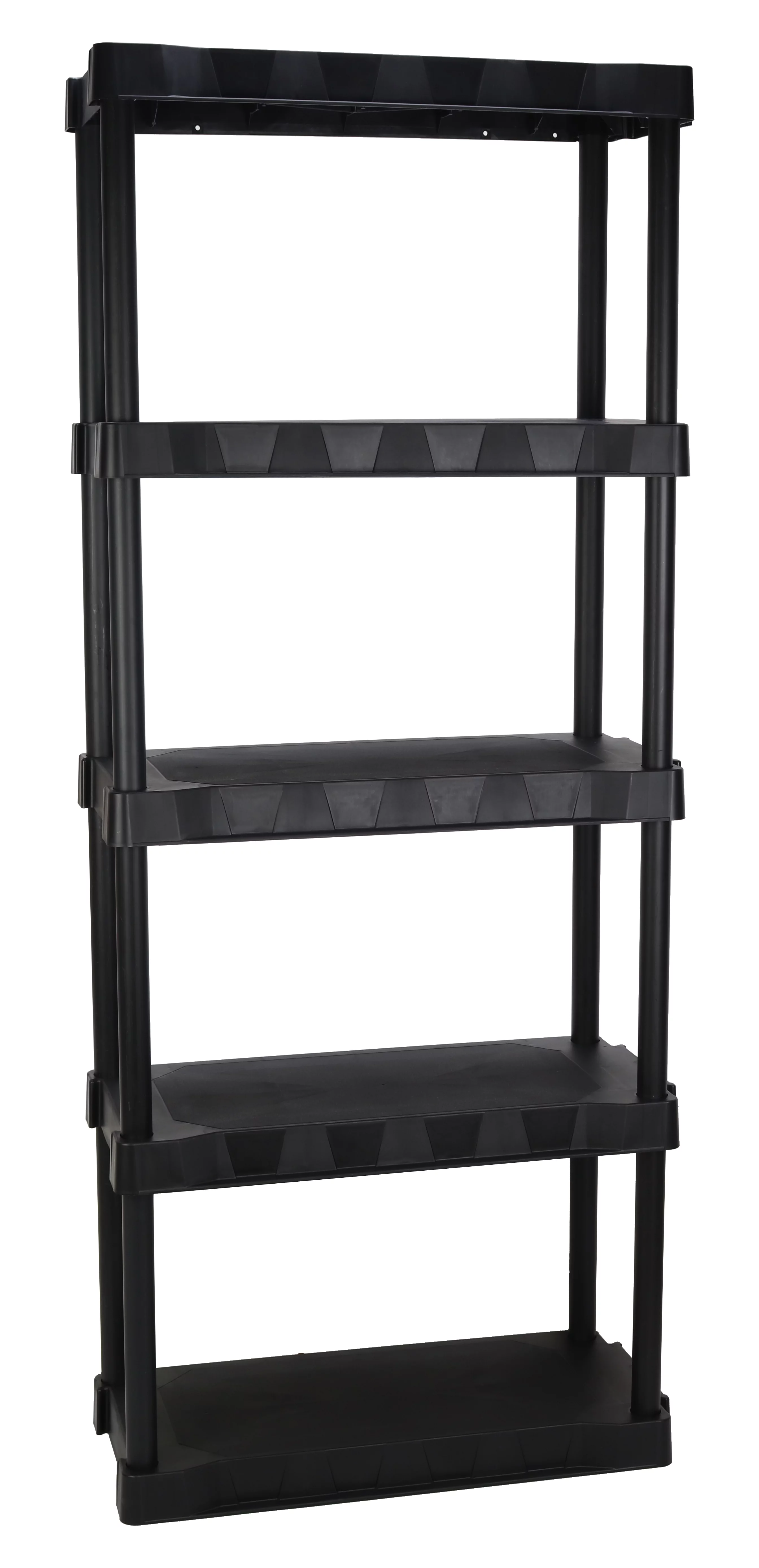 Hyper Tough Black 5-Tier Plastic 68