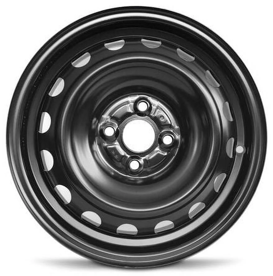 For 2012-2019 Toyota Prius C 15 Inch Painted Black Rim - OE Direct Replacement - Road Ready Car Wheel - Inhomebuy