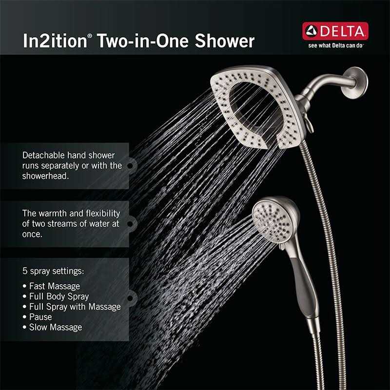 Delta Ashlyn Monitor 17 Series Shower Trim with In2ition - Inhomebuy
