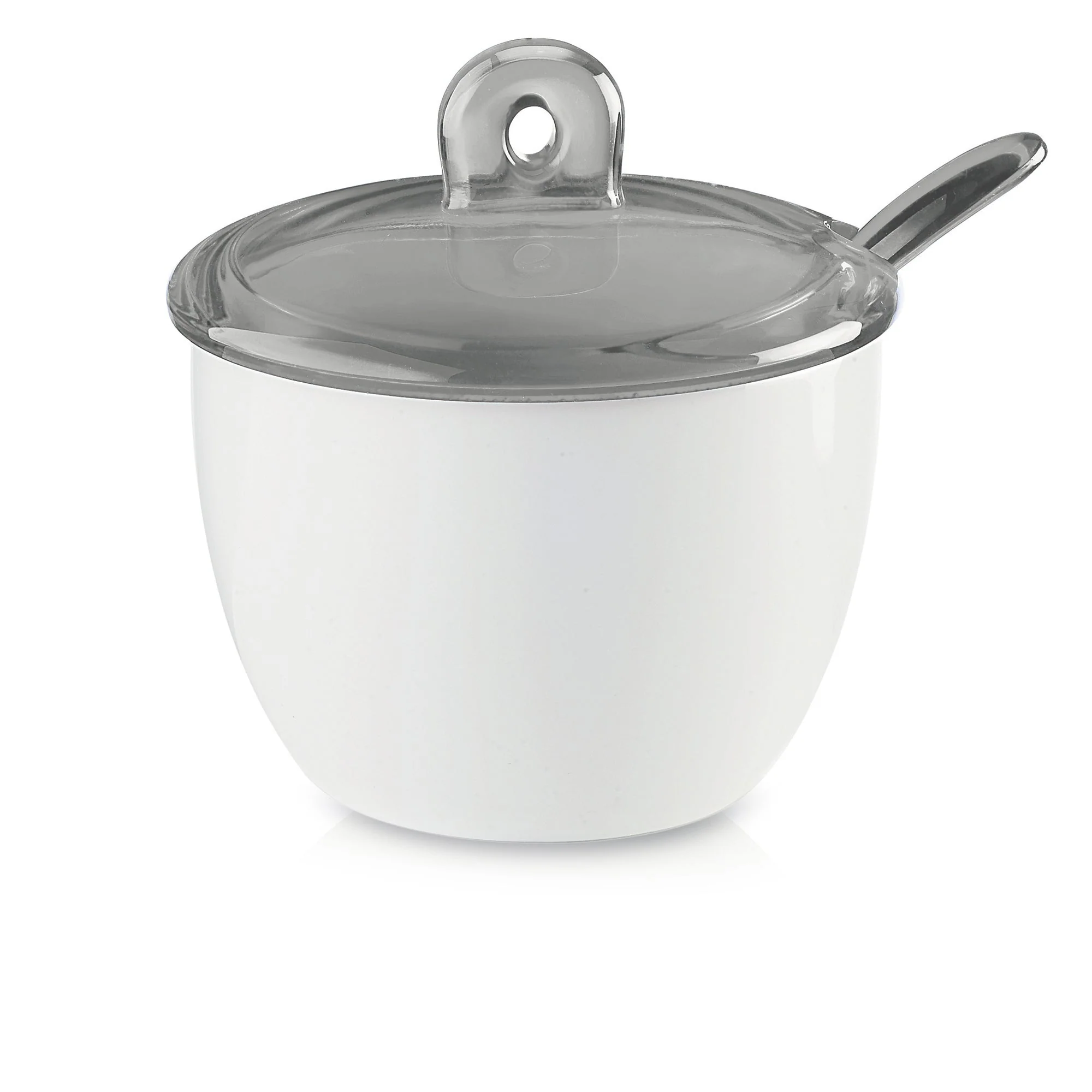 Sugar Bowl With Teaspoon Sky Grey - Inhomebuy