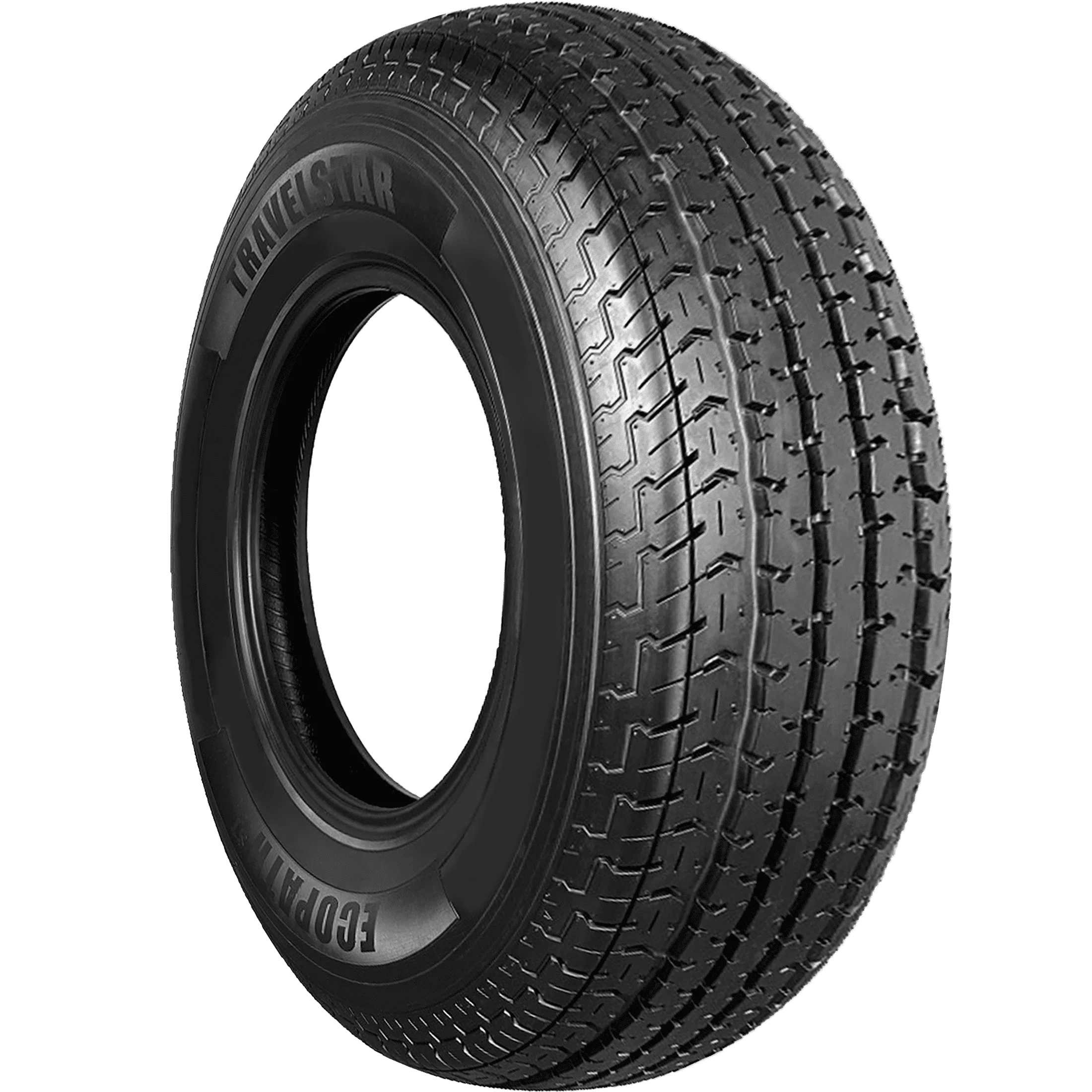 Travelstar Ecopath ST ST235/85R16 12 Ply 128M Load F Radial Trailer Tire - ST 235/85/16,Set of 2(Tire Only) - Inhomebuy