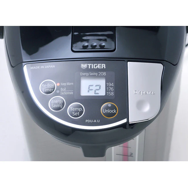 Tiger Electric Water Boiler and Warmer |PDUA40U| 4.0L, Stainless Black - Inhomebuy