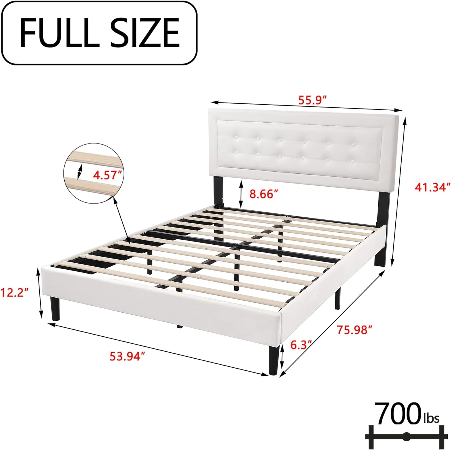 alazyhome Velvet Upholstered Platform Bed Frame Twin Size with Button Tufting Headboard , Easy Assembly, Pink - Inhomebuy