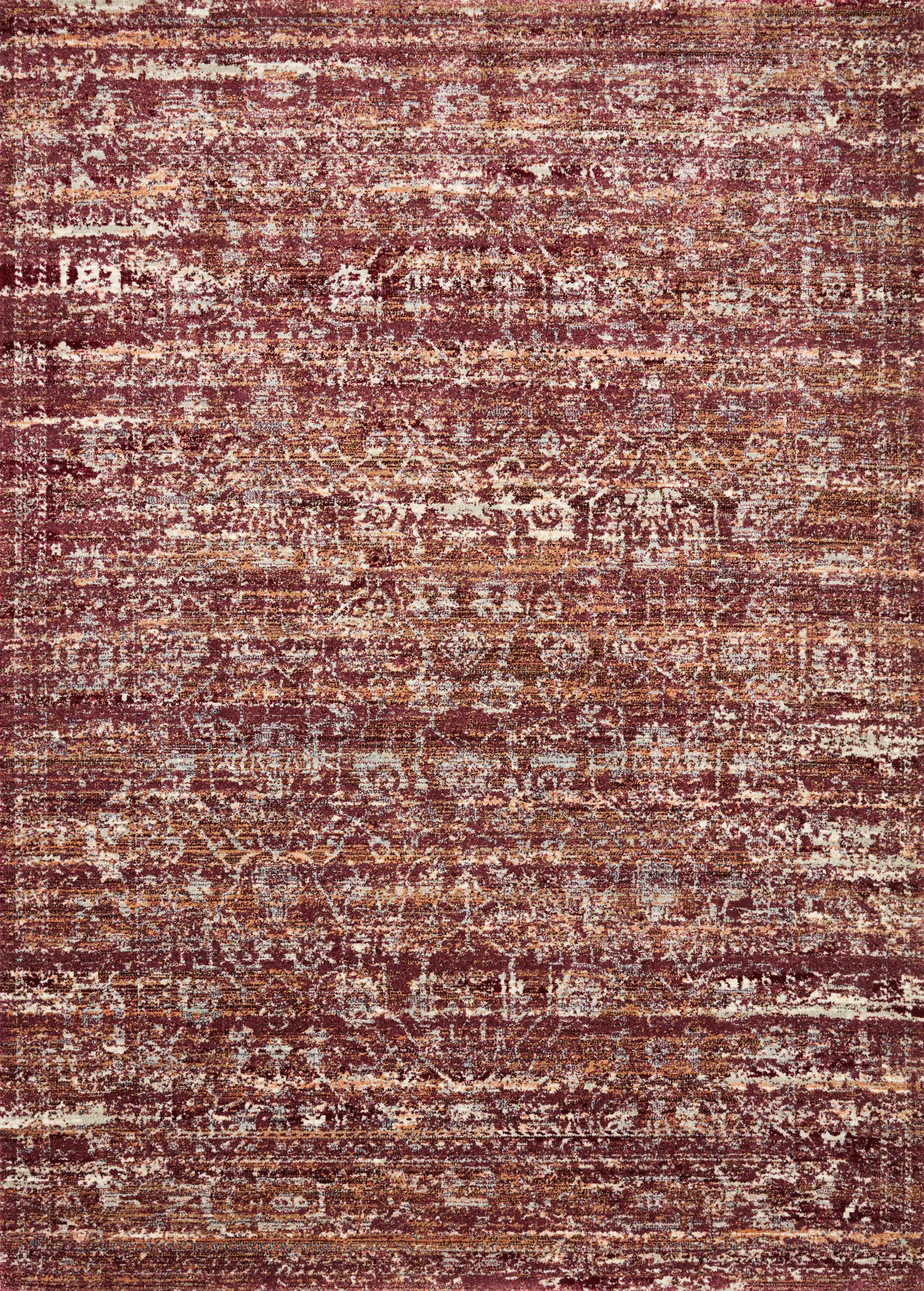 Loloi Rugs Jasmine Collection Rug in Sky, Bordeaux - 11'6