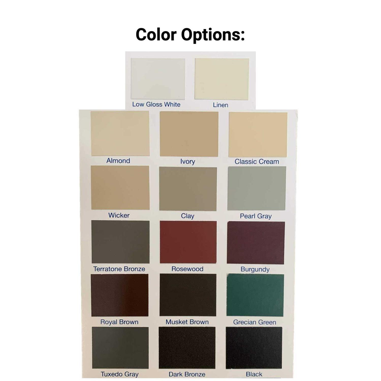 Eagle 1 Aluminum/Vinyl Siding Coil Each Roll Includes Free 1.25 Matching Stainless Steel Trim Nails - Inhomebuy