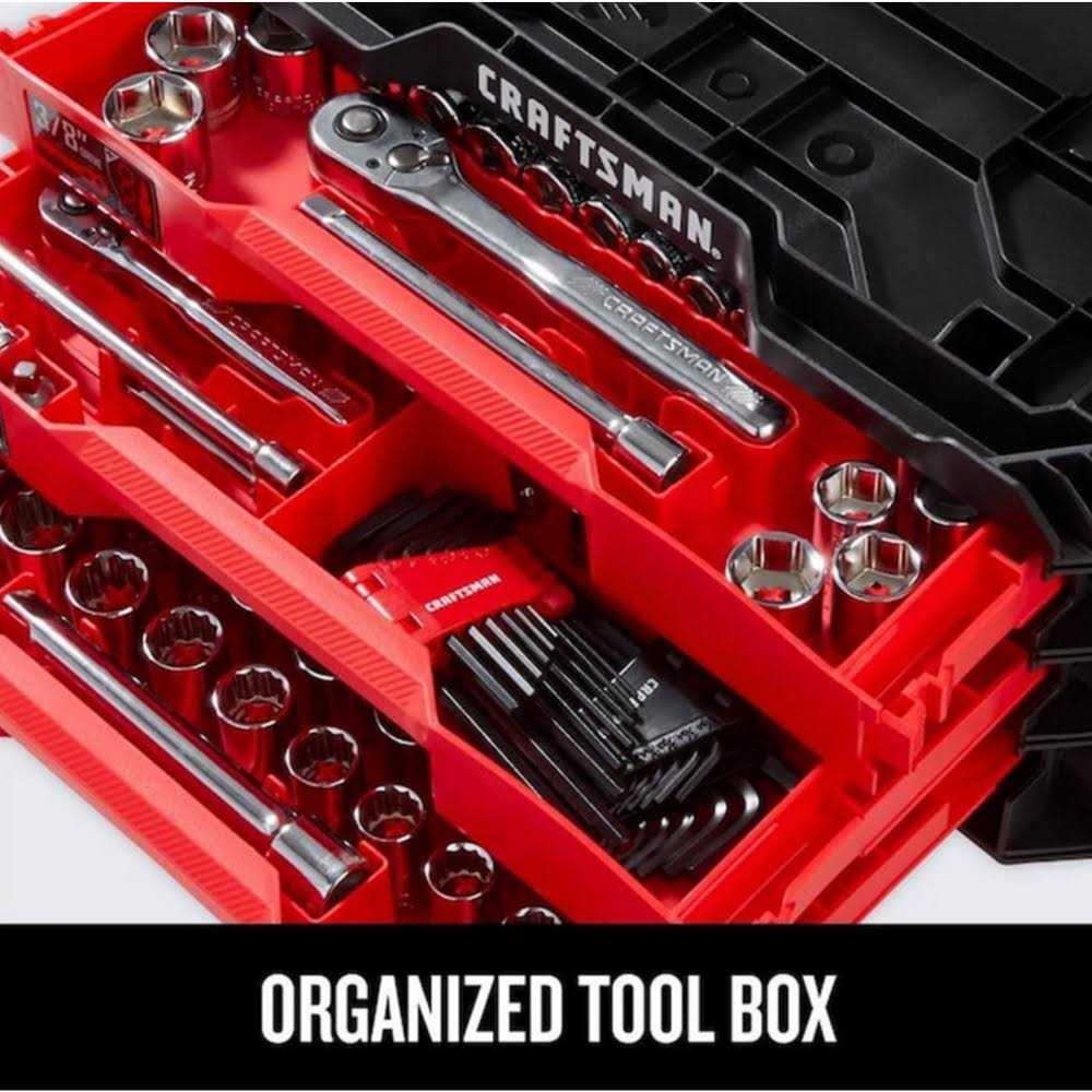 CRAFTSMAN VERSASTACK 8-Compartment Plastic Small Parts Organizer CMST17827 - Inhomebuy