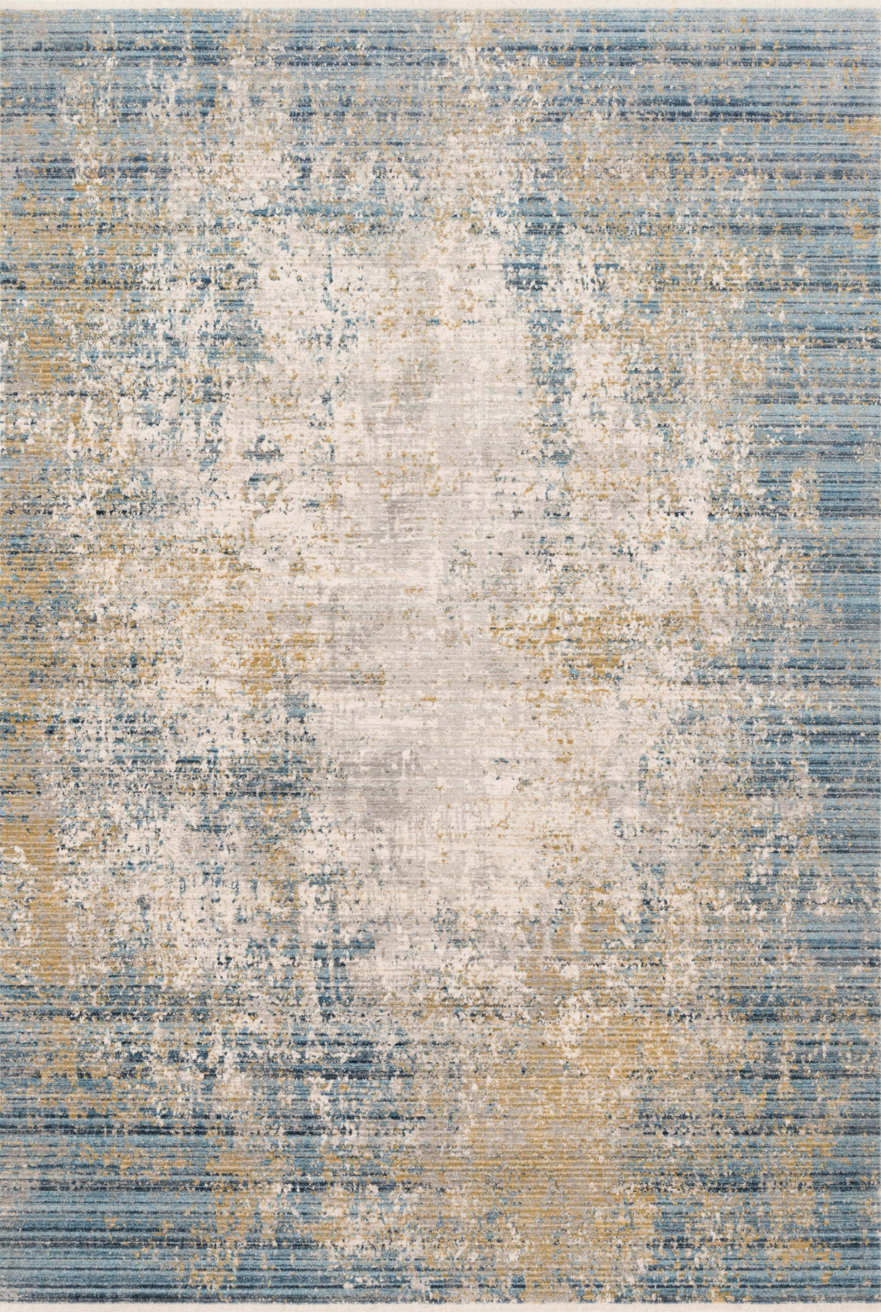 Loloi Rugs Claire Collection Rug in Neutral, Sea - 7'10