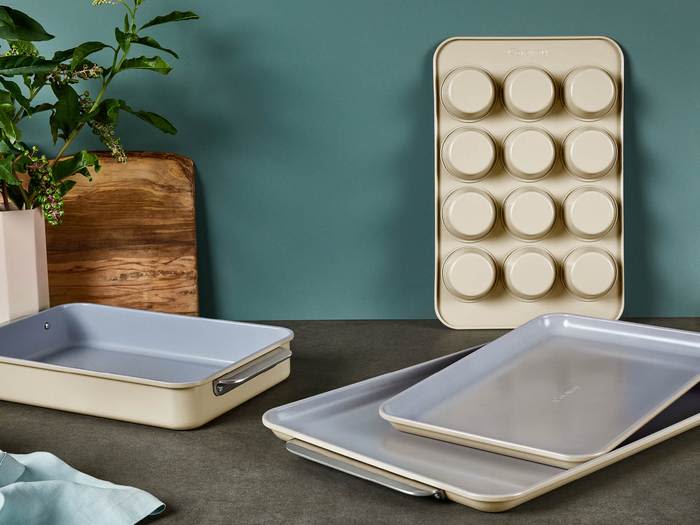 Caraway Half Bakeware Set in Cream - Inhomebuy