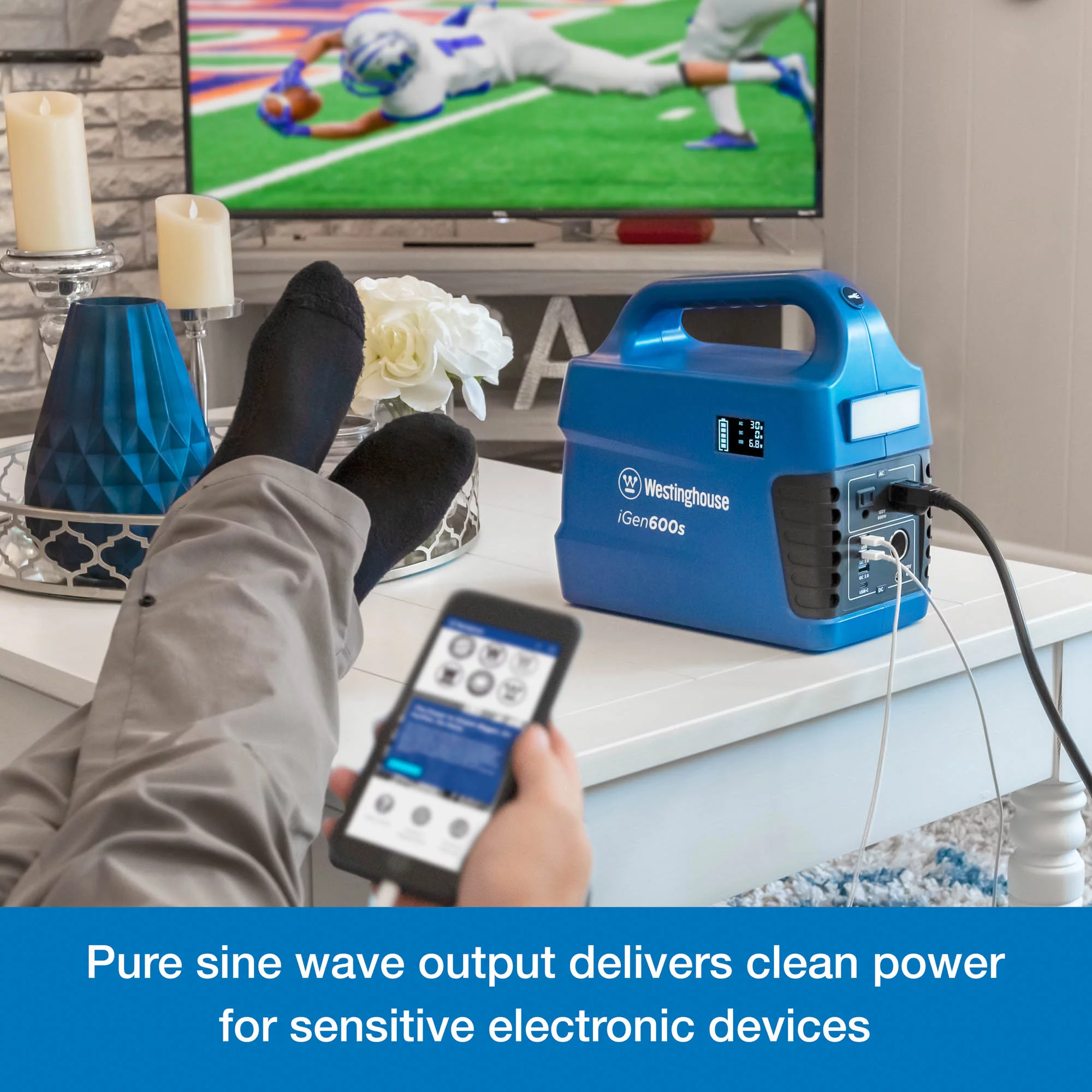 Westinghouse 60W Foldable Portable Solar Panel for iGen160s, iGen200s, iGen300s, iGen600s, iGen1000s Power Stations - Inhomebuy