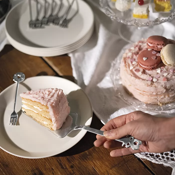 Cake Server Love Steel/Silver - Inhomebuy
