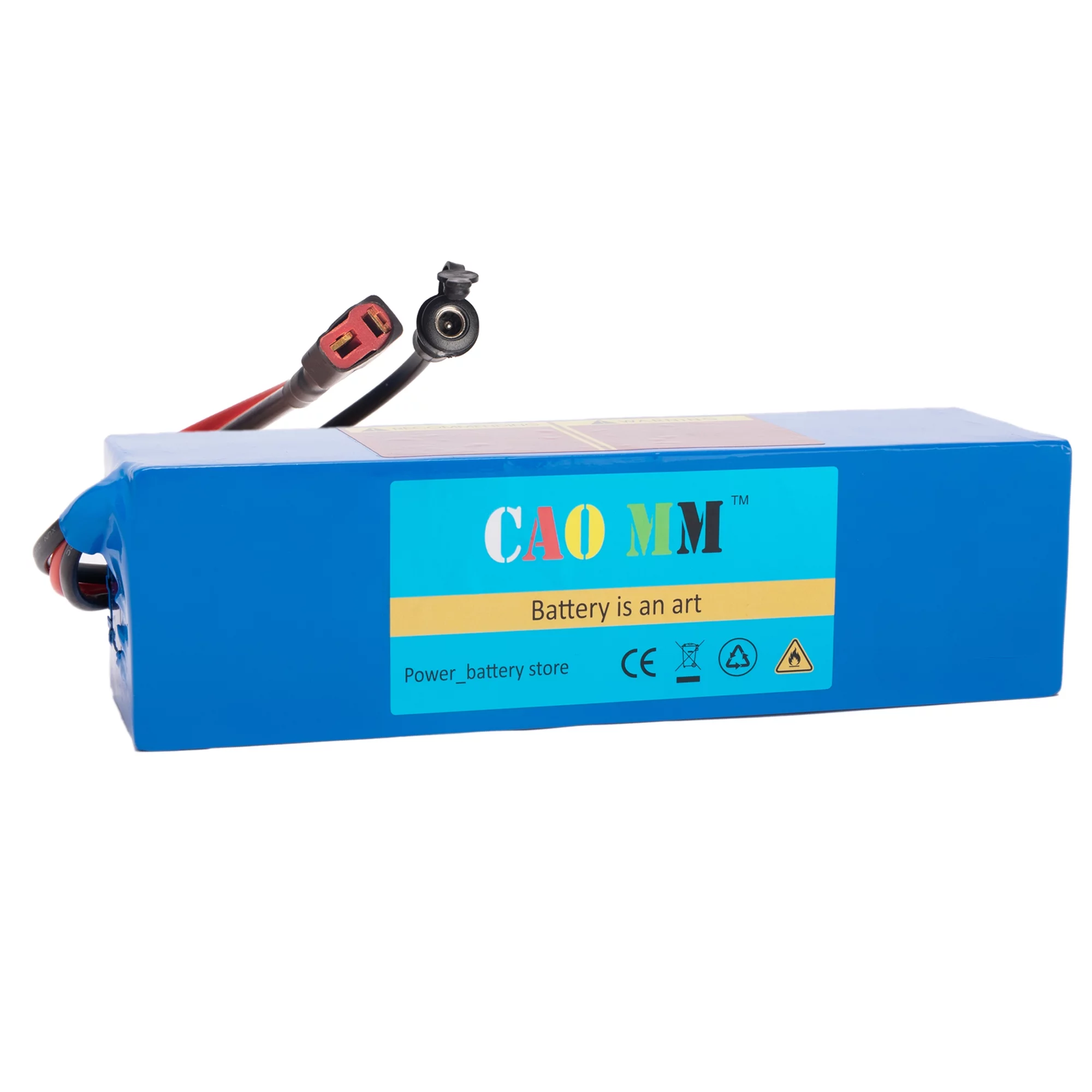 48V 14Ah Lithium Battery Without Charger T-Plug 30A BMS for 1000W Electric Bike - Inhomebuy