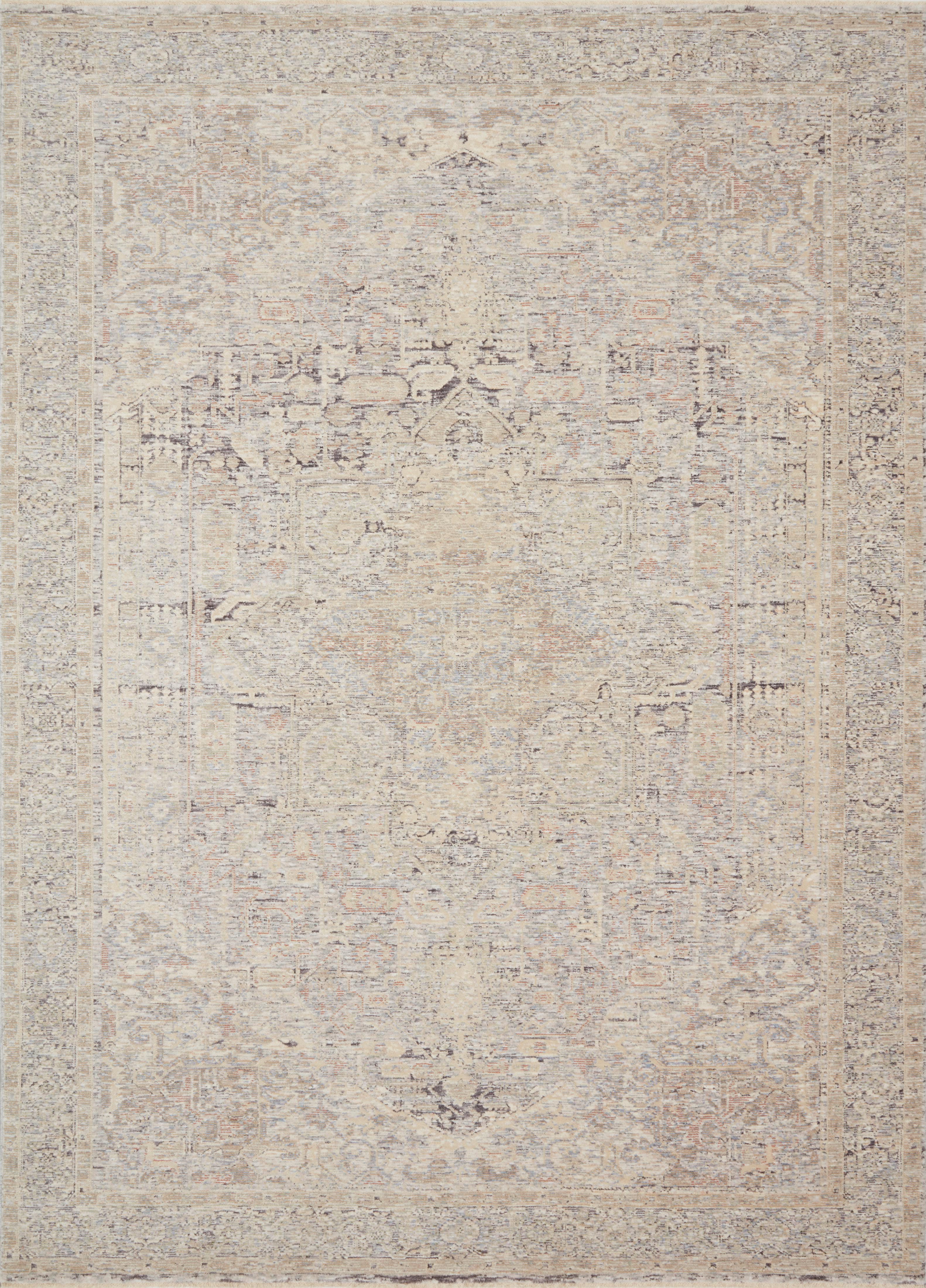 Loloi Rugs Faye Collection Rug in Ivory, Multi - 9'6