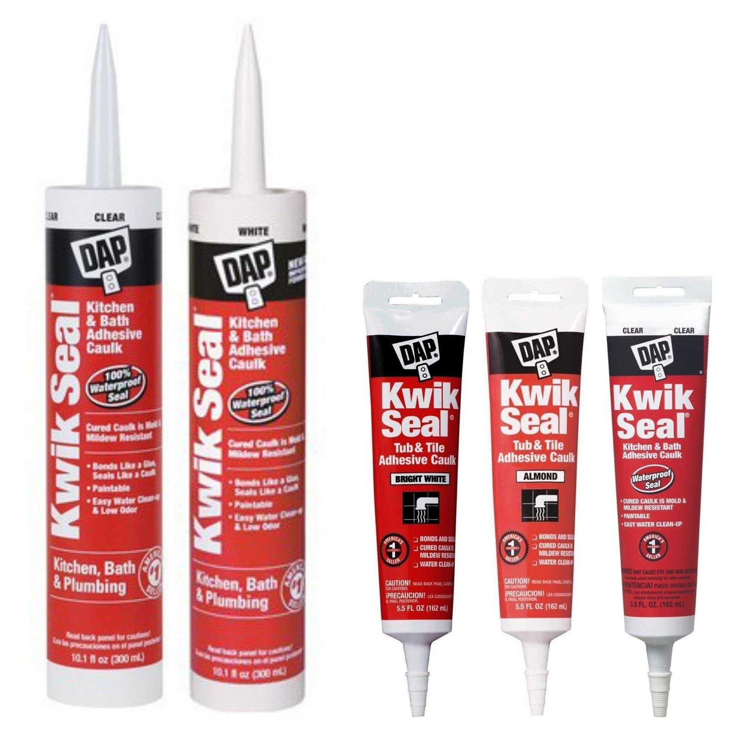 Dap Kwik Seal Adhesive Caulk - Inhomebuy