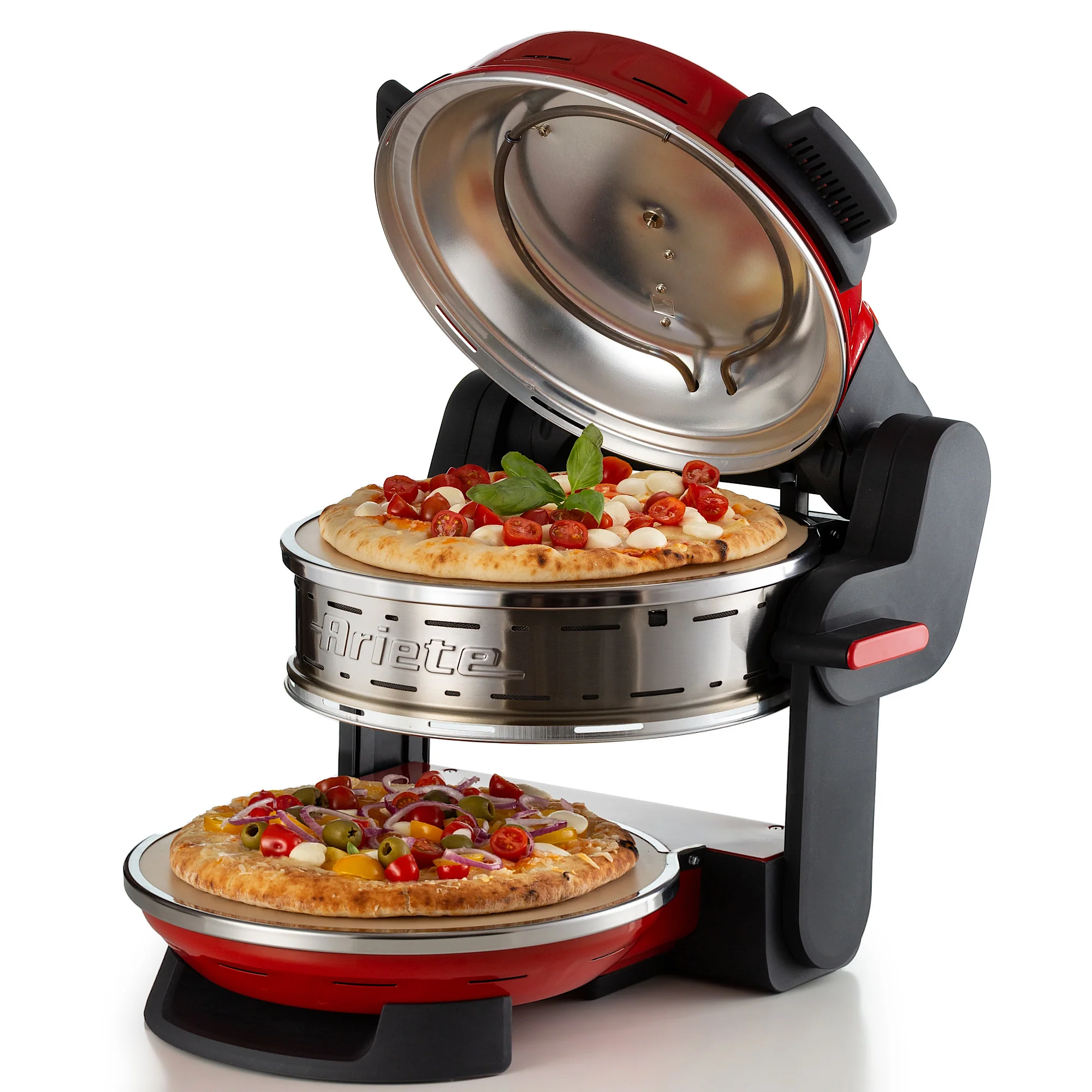 Pizza Oven for Homemade Pizza Red - Inhomebuy