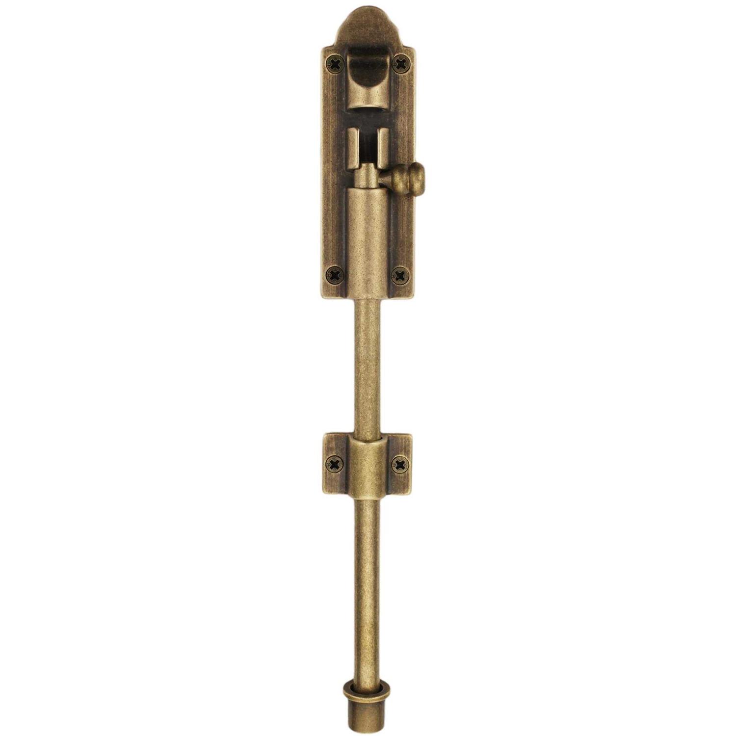 Runningfish 6 Privacy Hook and Eye Latch,Heavy Duty Solid Barn Door Lock Latch Bolder Gate Latch Lock Extra Longer Thicken Cabin Hooks - Inhomebuy