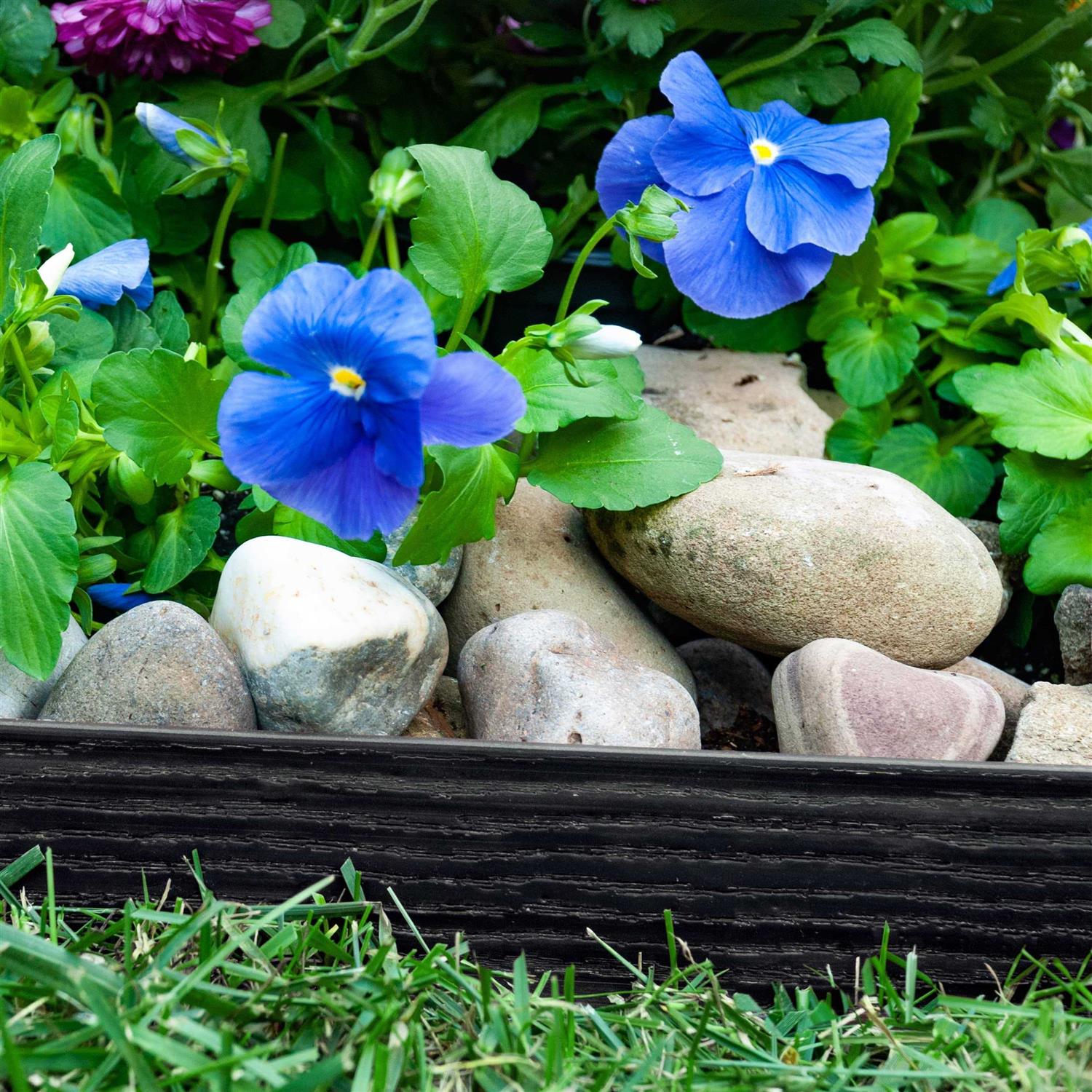 EasyFlex 10-Pack 8-in Black Plastic Edging Stake - Inhomebuy