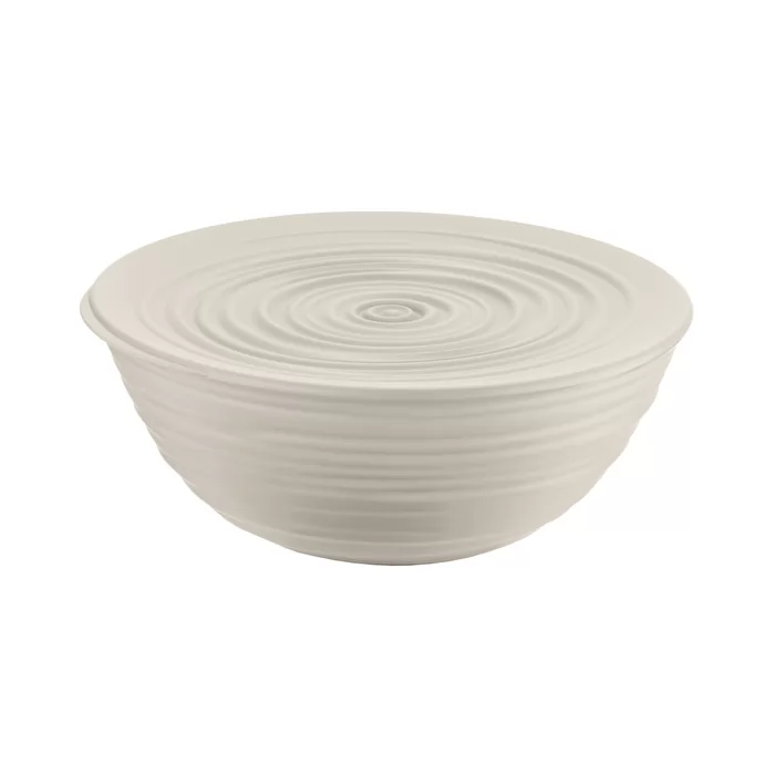 L Bowl with lid White Milk - Inhomebuy