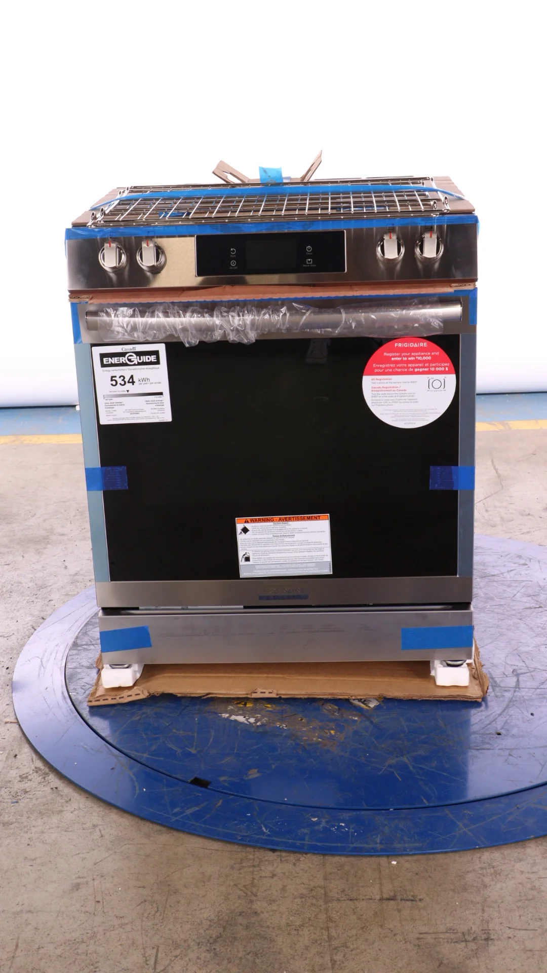 Frigidaire Gallery 30'' Front Control Electric Range with Total Convection - GCFE306CBF - Inhomebuy