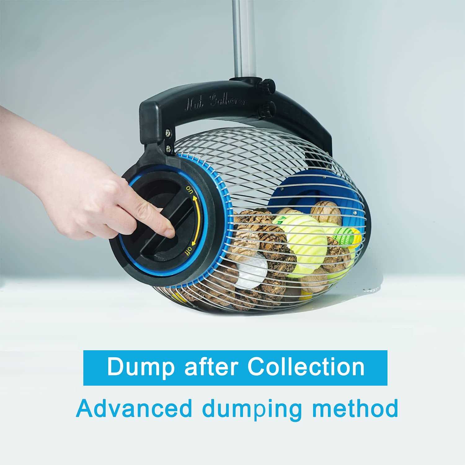 Zozen Nut Gatherer Walnut Picker Upper Roller Picker Upper - Inhomebuy