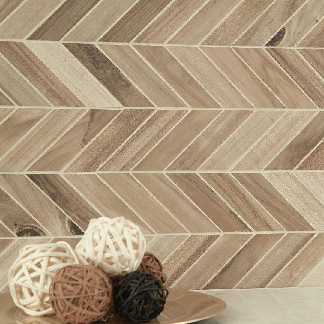 MSI Havenwood Chevron Matte Porcelain Tile - Inhomebuy