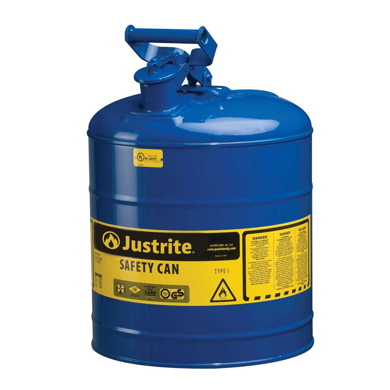 Justrite Type I Safety Can 7150100 - Inhomebuy