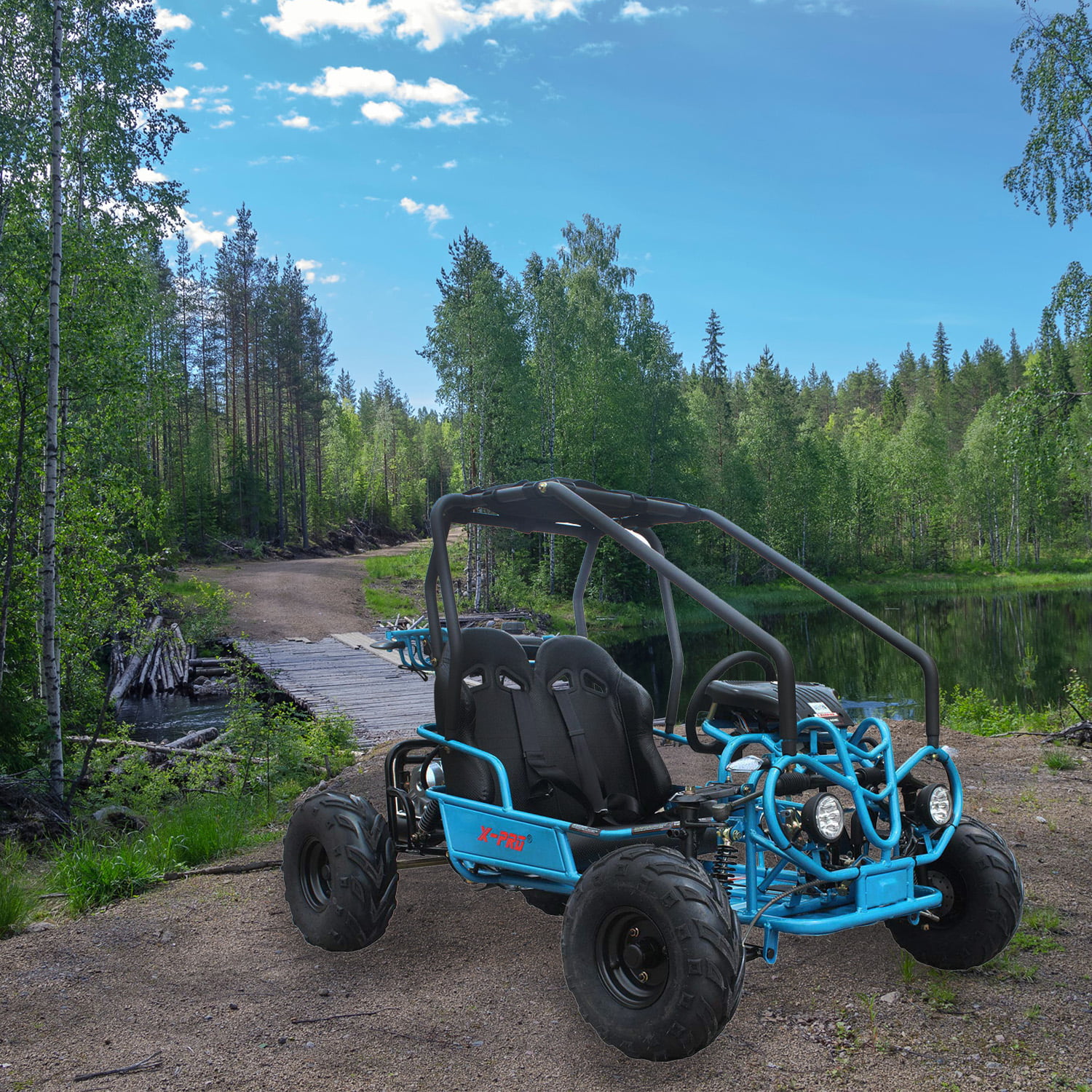 AlveyTech 145/70-6 Front Tire with V-Tread for the Coleman KT196/CK196-T Go-Kart, All Terrain - Inhomebuy