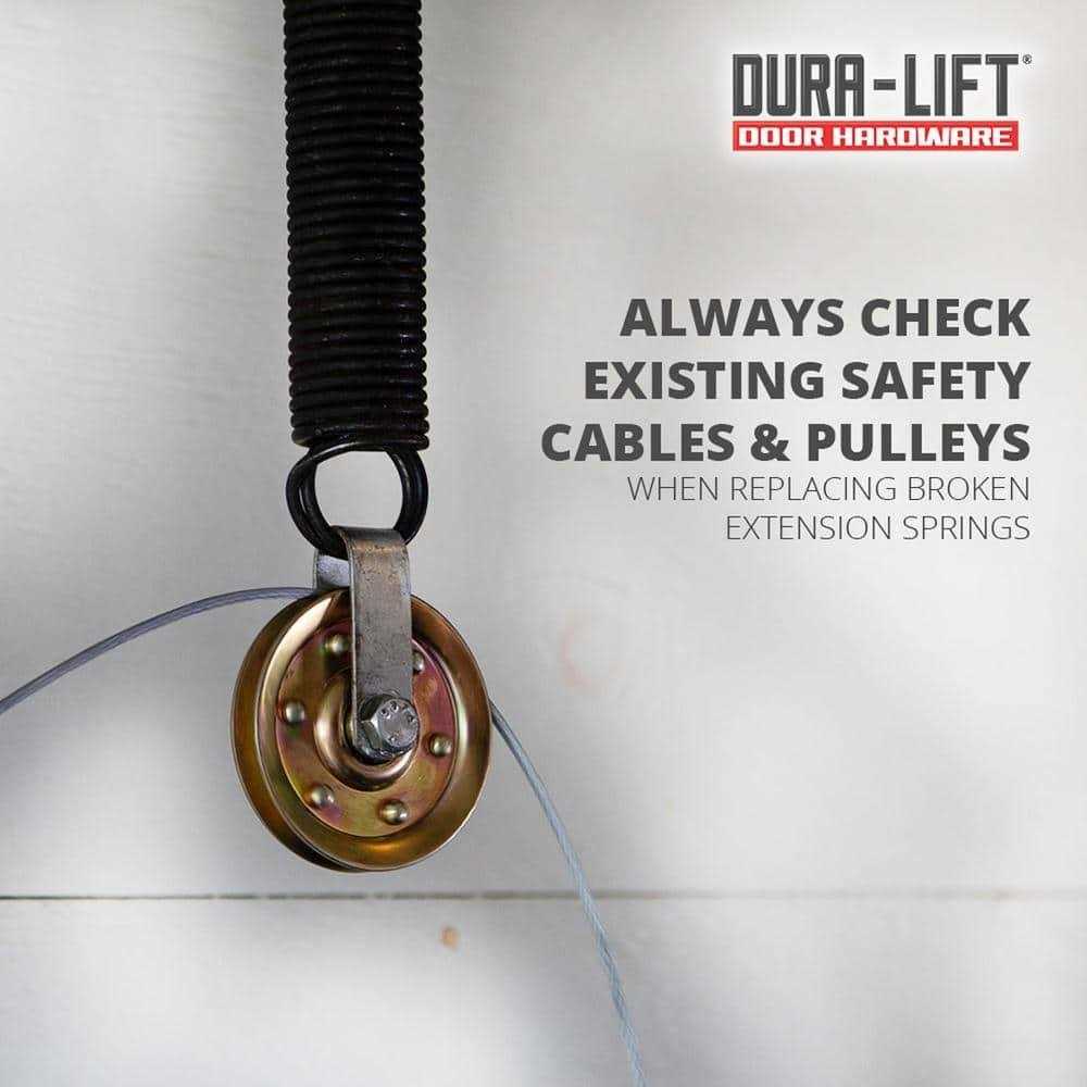 Dura-Lift Heavy Duty Extension Garage Door Spring 2-Pack - Inhomebuy