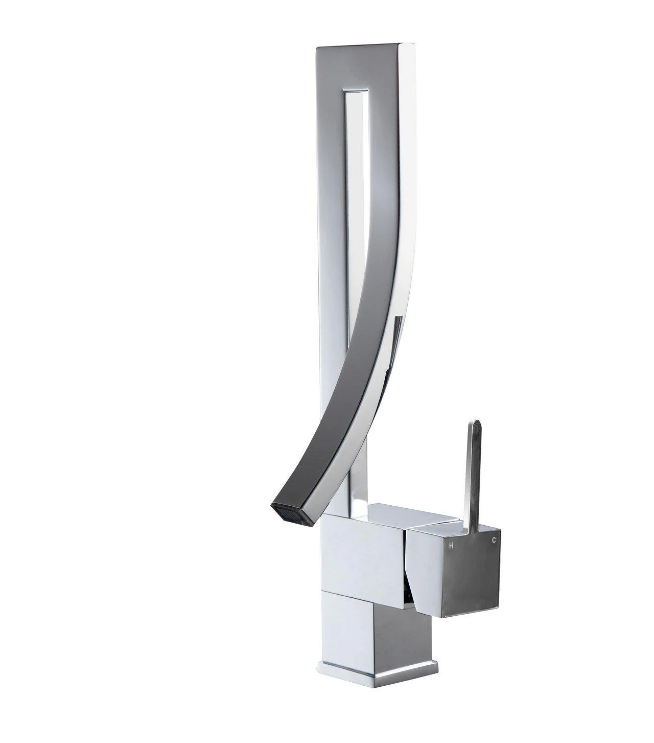 KubeBath Aqua Elegance Single Lever Wide Spread Faucet - Chrome, AFB001 - Inhomebuy