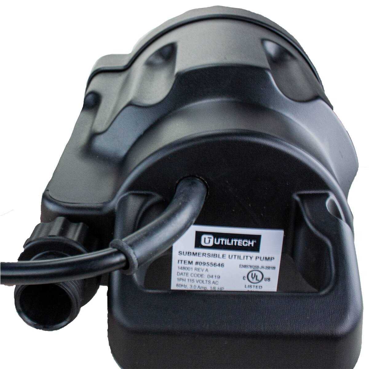 Utilitech .5-HP Cast Iron Electric Utility Pump 148007 - Inhomebuy