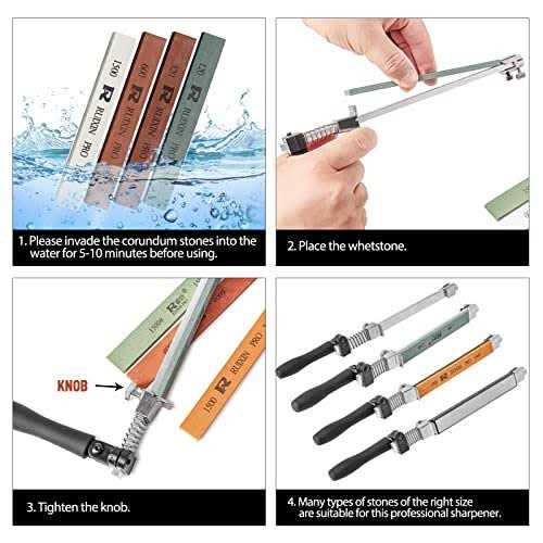 MOVIRON RUIXIN PRO RX-008 Professional Knife Sharpener Whetstones - Inhomebuy