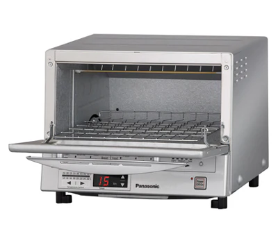 Panasonic Toaster Oven |NBG110P| FlashXpress with Double Infared Heating - Inhomebuy