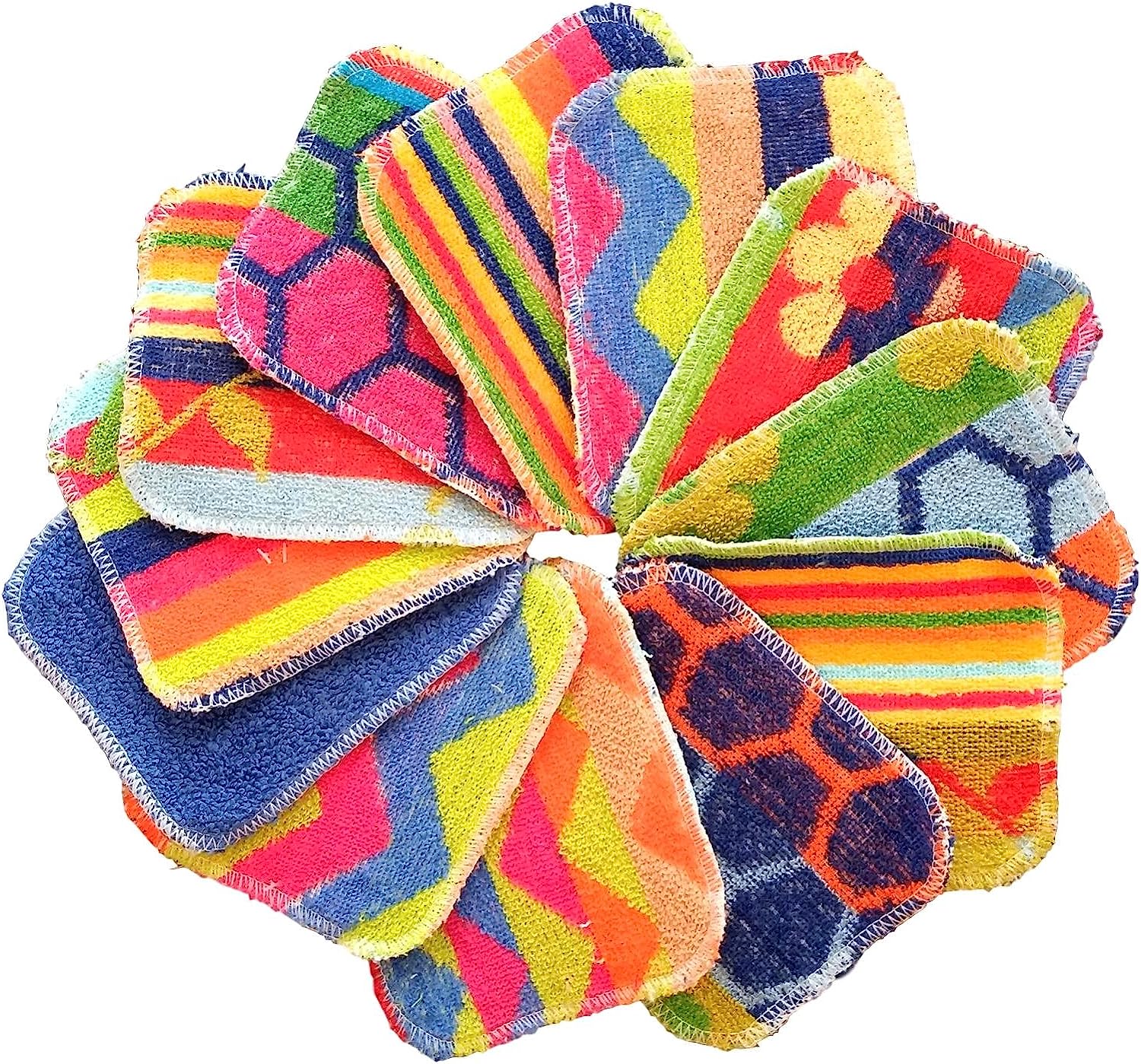 World's Best Flat Pot Scrubbers 1-Pack (Assorted Design / Colour) | ITEM V - Inhomebuy