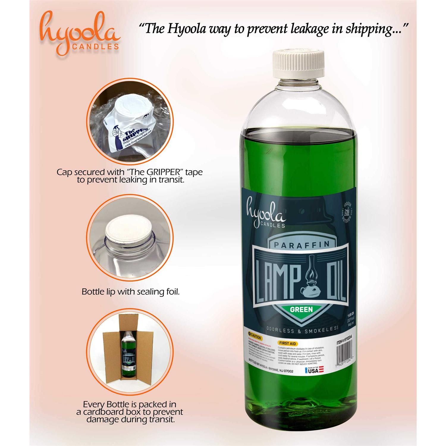 Hyoola gallon Smokeless Odorless Liquid Paraffin Lamp Oil - Inhomebuy
