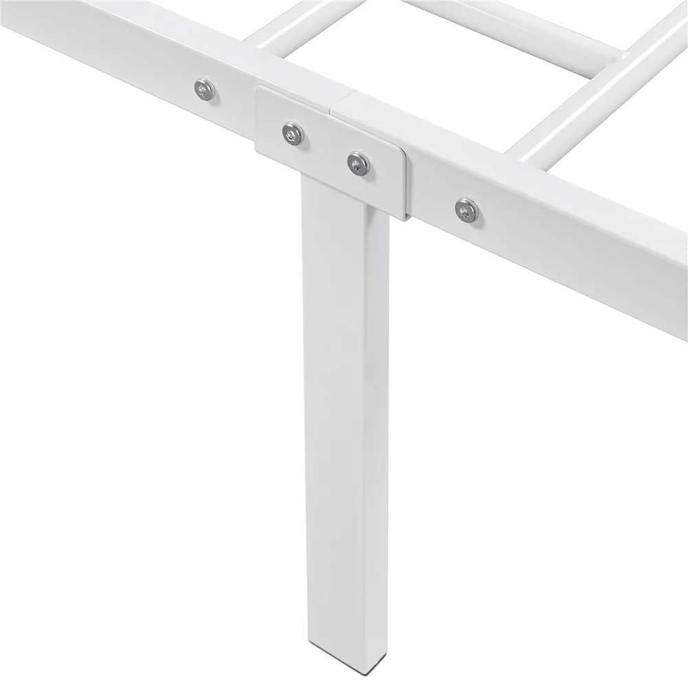 Yaheetech Metal Platform Bed Frame with Headboard and Footboard, Queen Size, Black - Inhomebuy