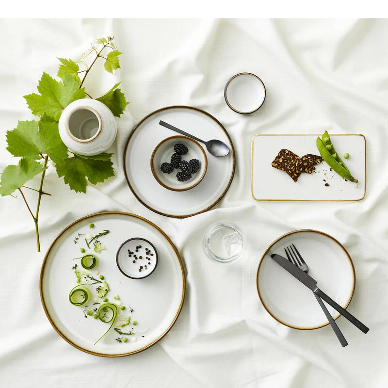 Stoneware Bowl 10cm Grey/ Cream - Inhomebuy