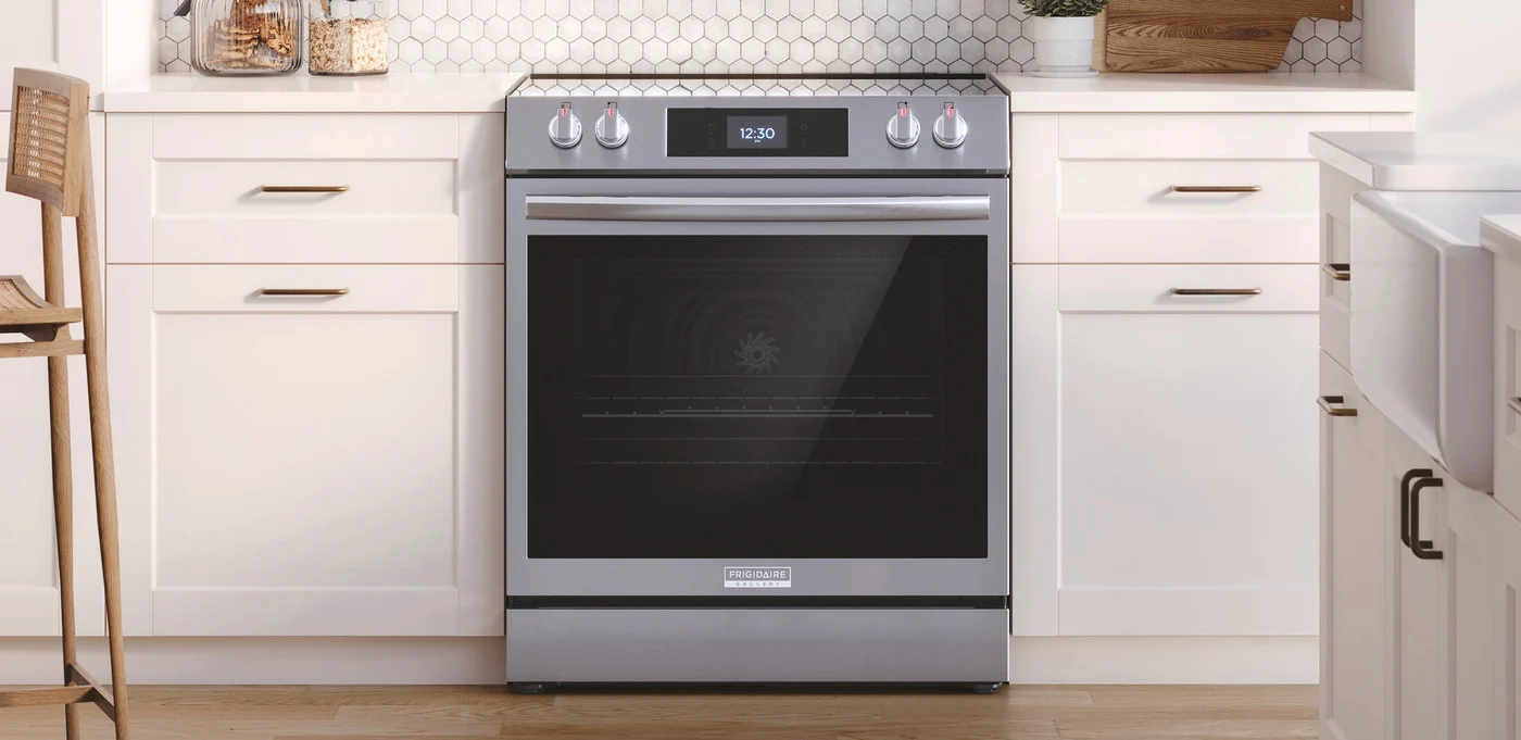 Frigidaire Gallery 30'' Front Control Electric Range with Total Convection - GCFE306CBF - Inhomebuy