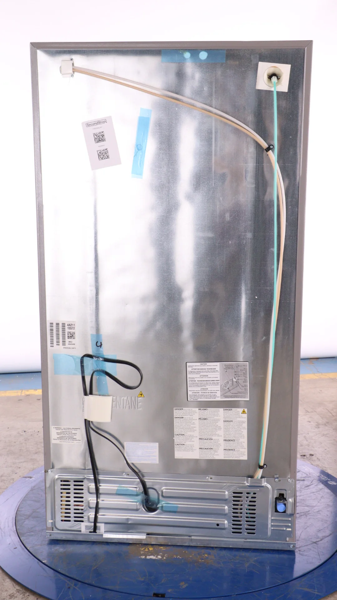 FRIGIDAIRE 36 IN 25.6 CU FT. STAINLESS STEEL SIDE-BY-SIDE REFRIGERATOR WITH EXTERIOR WATER AND ICE D - Inhomebuy