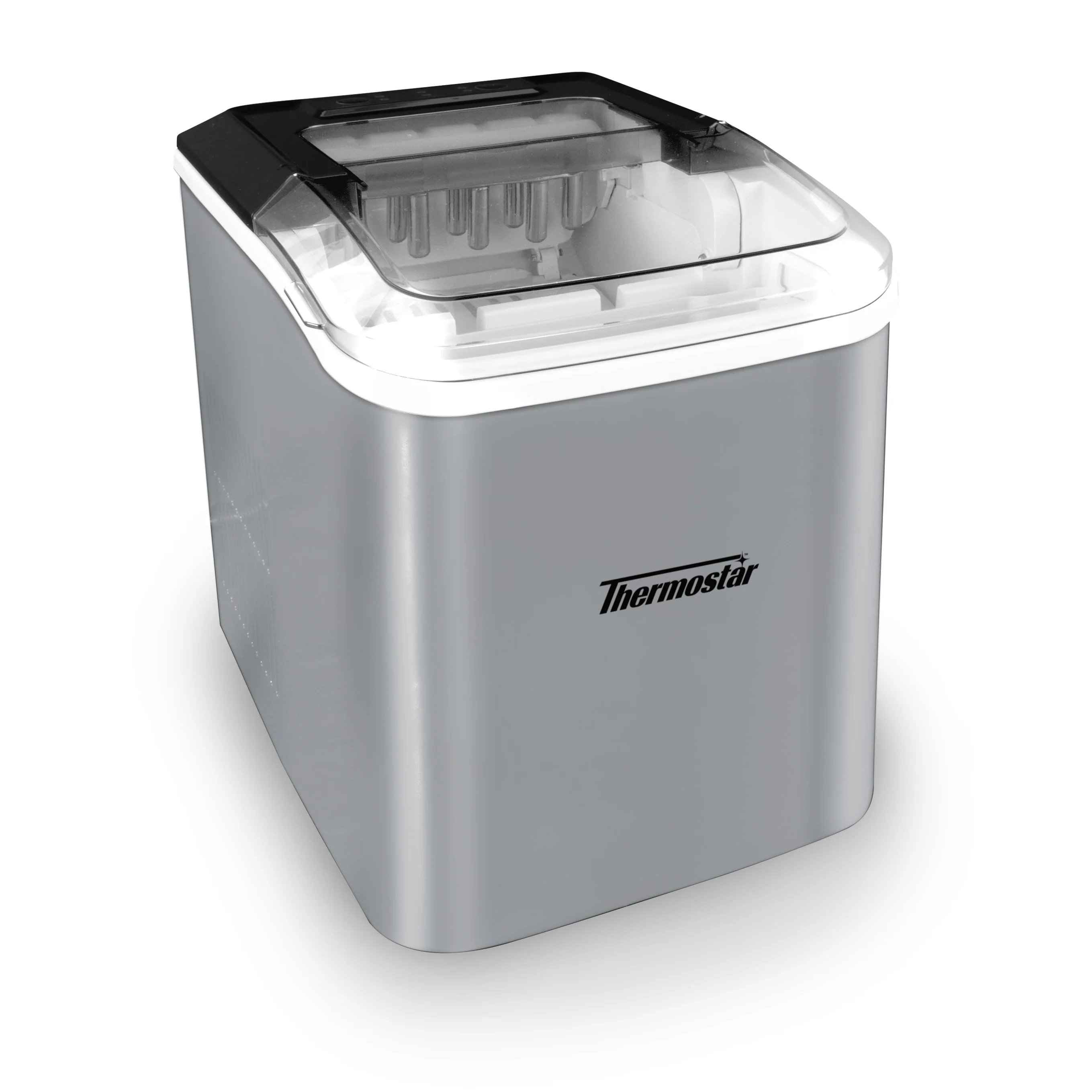 Thermostar 26-Pound Automatic Self-Cleaning Portable Countertop Ice Maker Machine - Inhomebuy