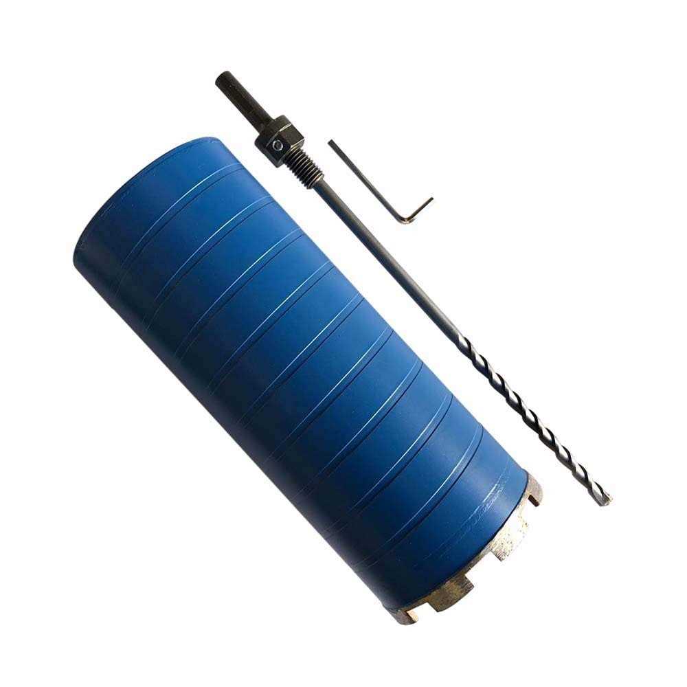 EDiamondTools Dry Diamond Core Drill Bits for Brick and Block with 1/2 Shank Pilot Bit Adapter - Inhomebuy