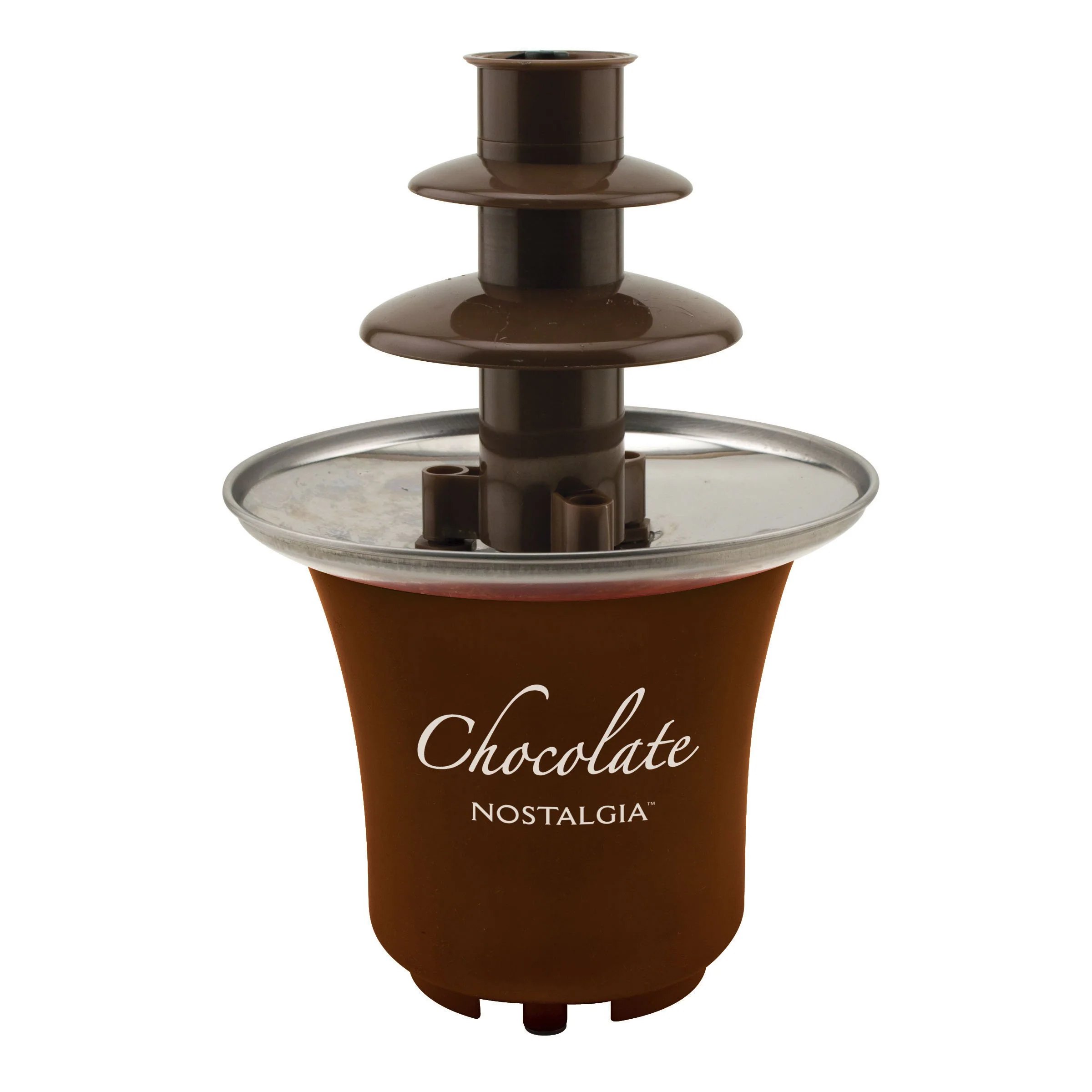 3-Tier 1/2-Pound Chocolate Fondue Fountain - Inhomebuy