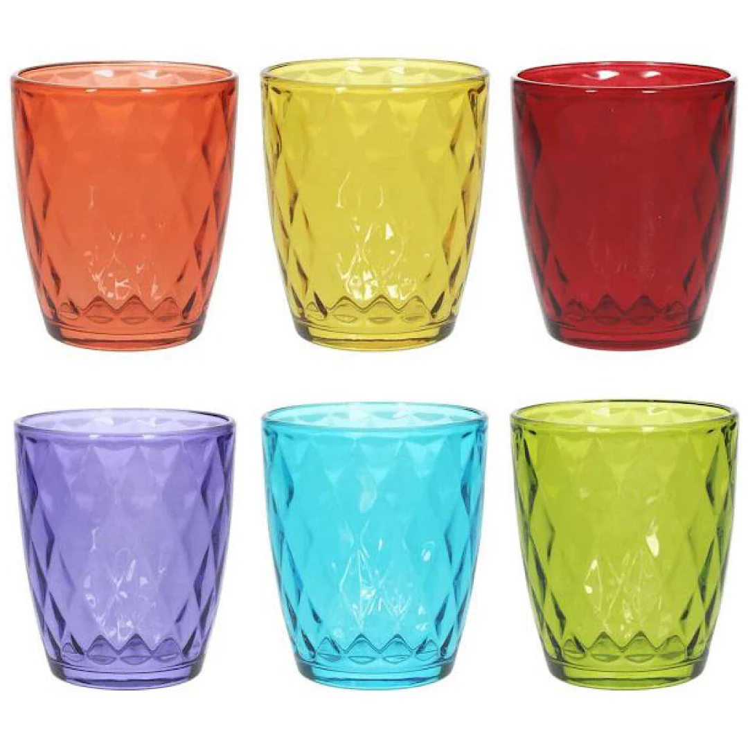 Jenny Glass set of 6 Glasses 320 ml - Inhomebuy
