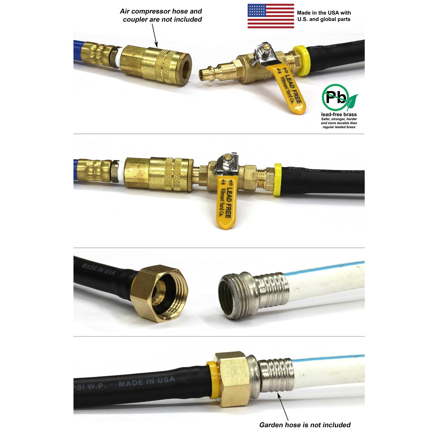 Winterize Sprinkler System Blow Out Adapter - Inhomebuy