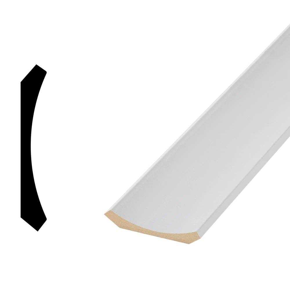 Woodgrain Millwork Timeless Craftsman 35E2 11/16 in. x 3-1/2 in. x 96 in. Primed MDF Casing Moulding - Inhomebuy