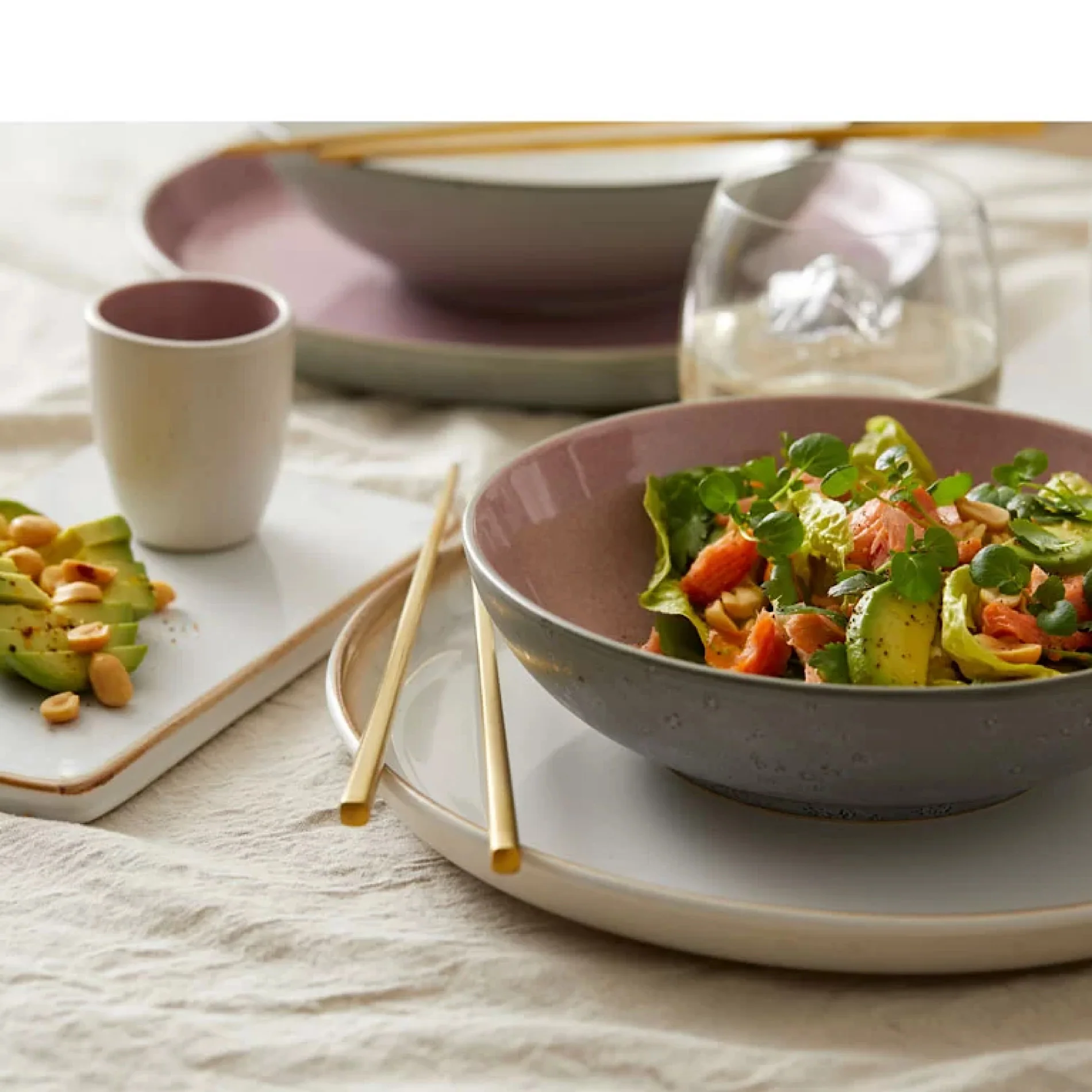 Stoneware Gastro Plate 27 cm Cream, Cream - Inhomebuy