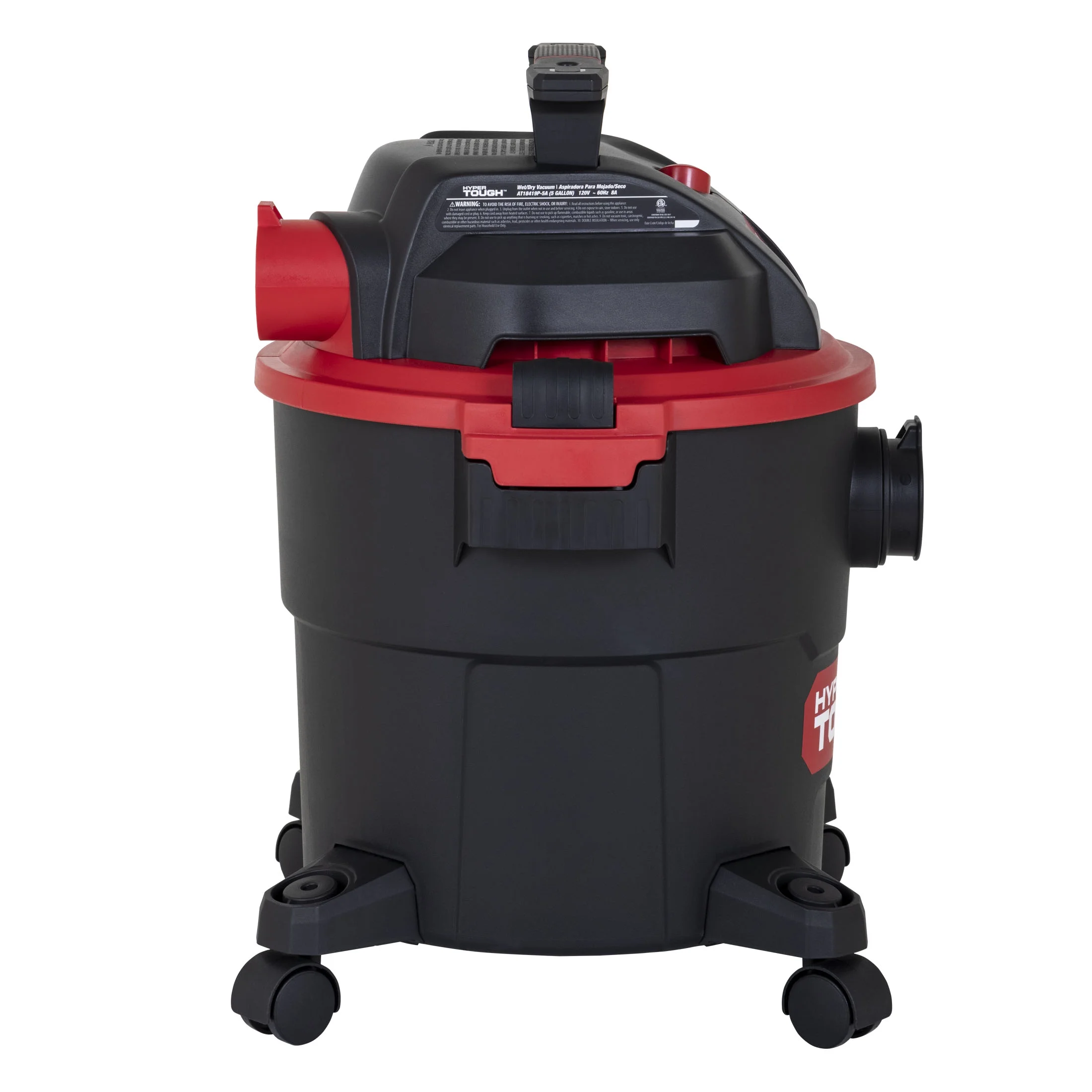Hyper Tough 5 Gallon Wet/Dry Vacuum for the Car, Garage, Home or Workshop - Inhomebuy